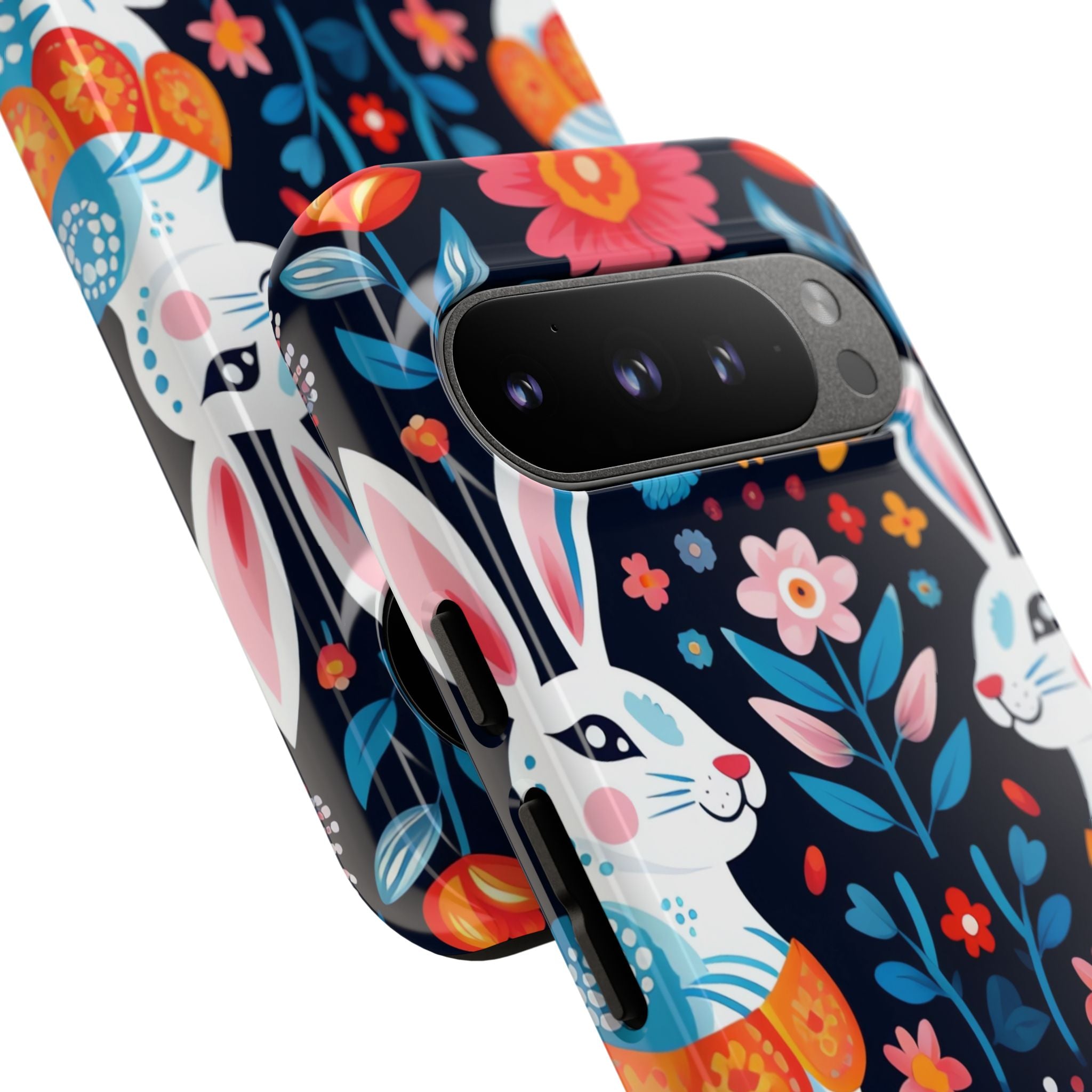 Bunnies Hop Flowers - Google Pixel Case