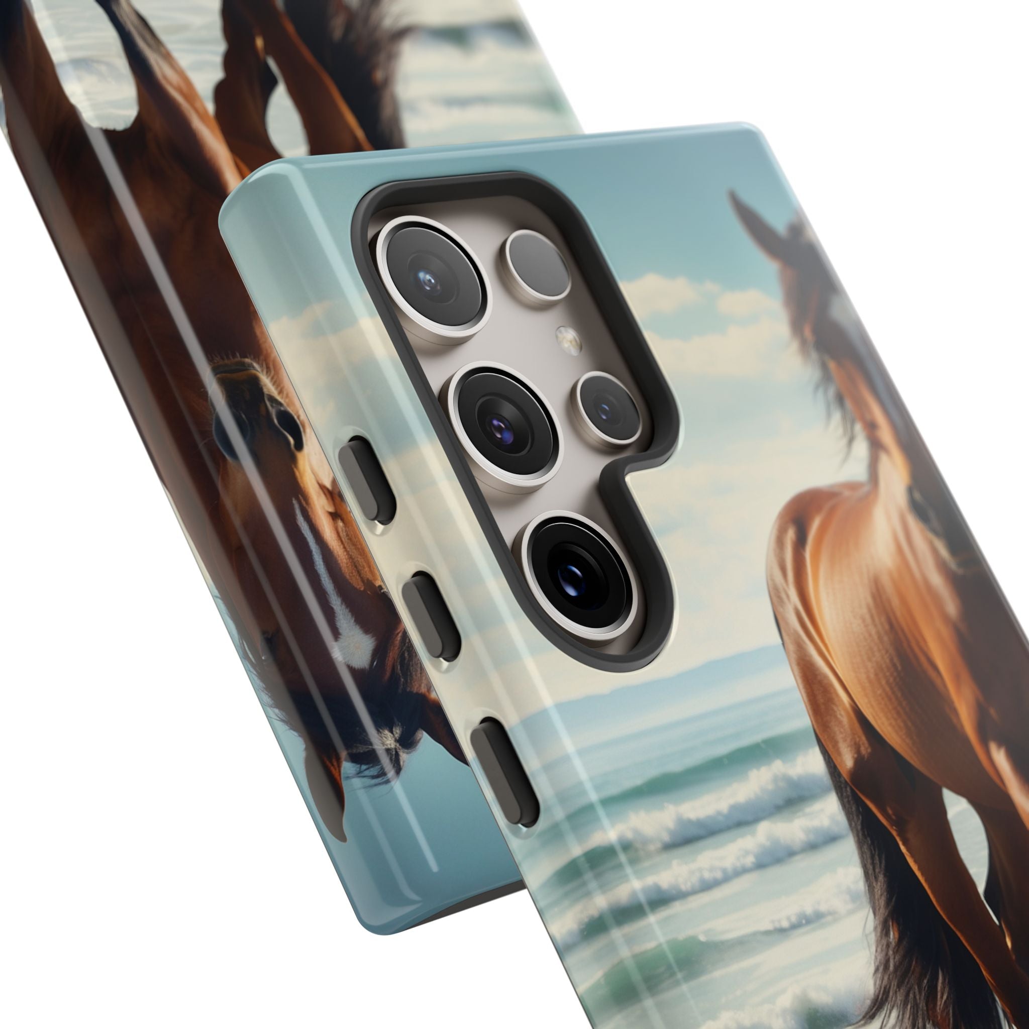 Horse Gallops Shoreline - Samsung Case