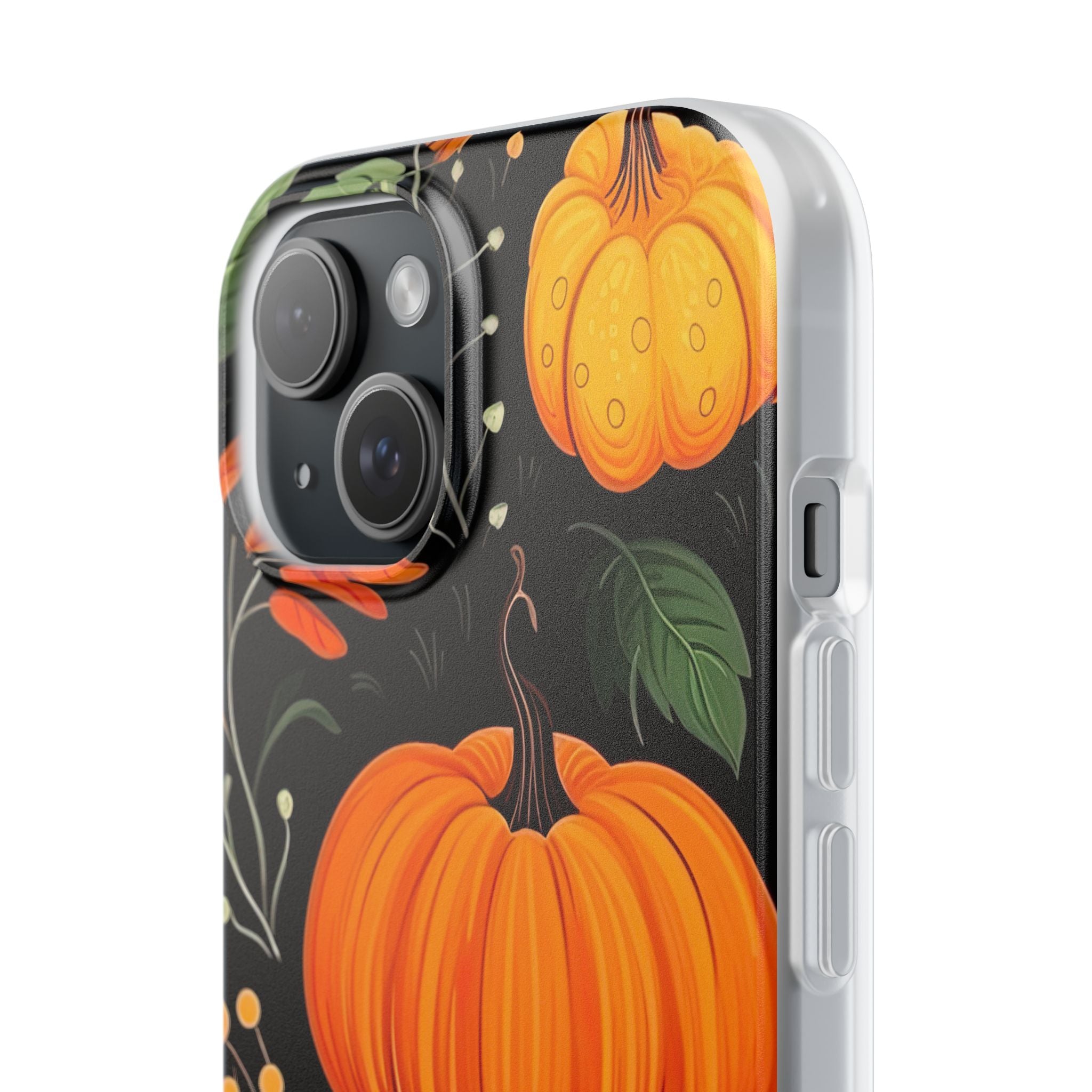 Pumpkin Glow iPhone 15 Case - Soft