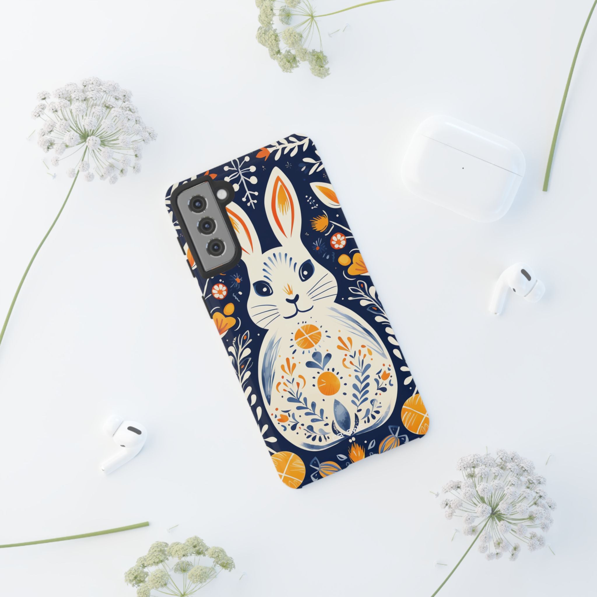 Floral Rabbit Joy - Samsung Case
