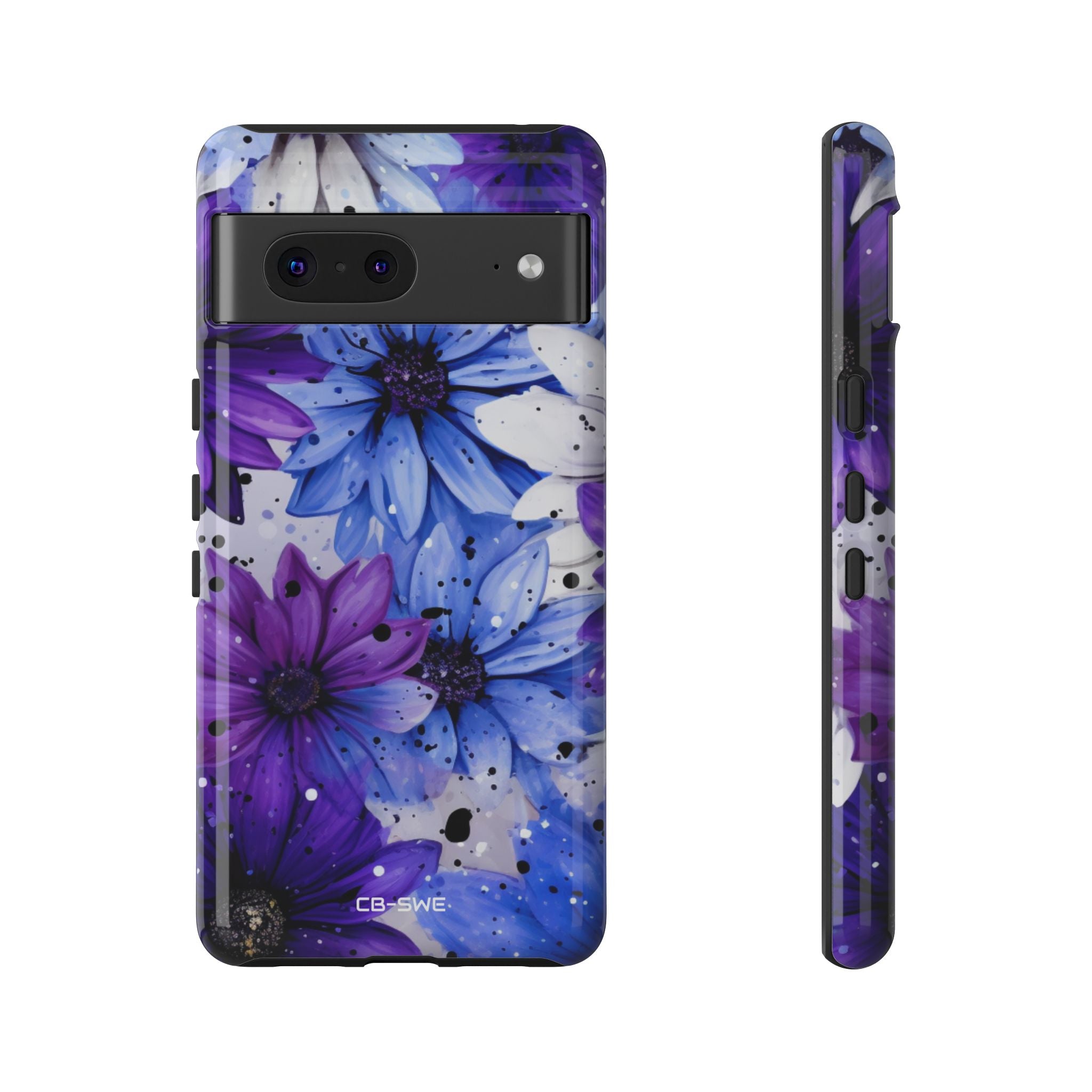 Vivid Splattered Blooms - Google Pixel Case