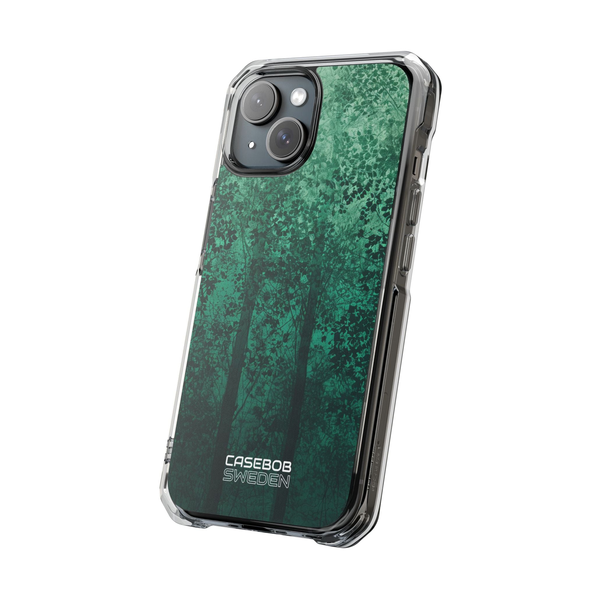 Verdant Forest Canopy iPhone 15 - Impact Clear+
