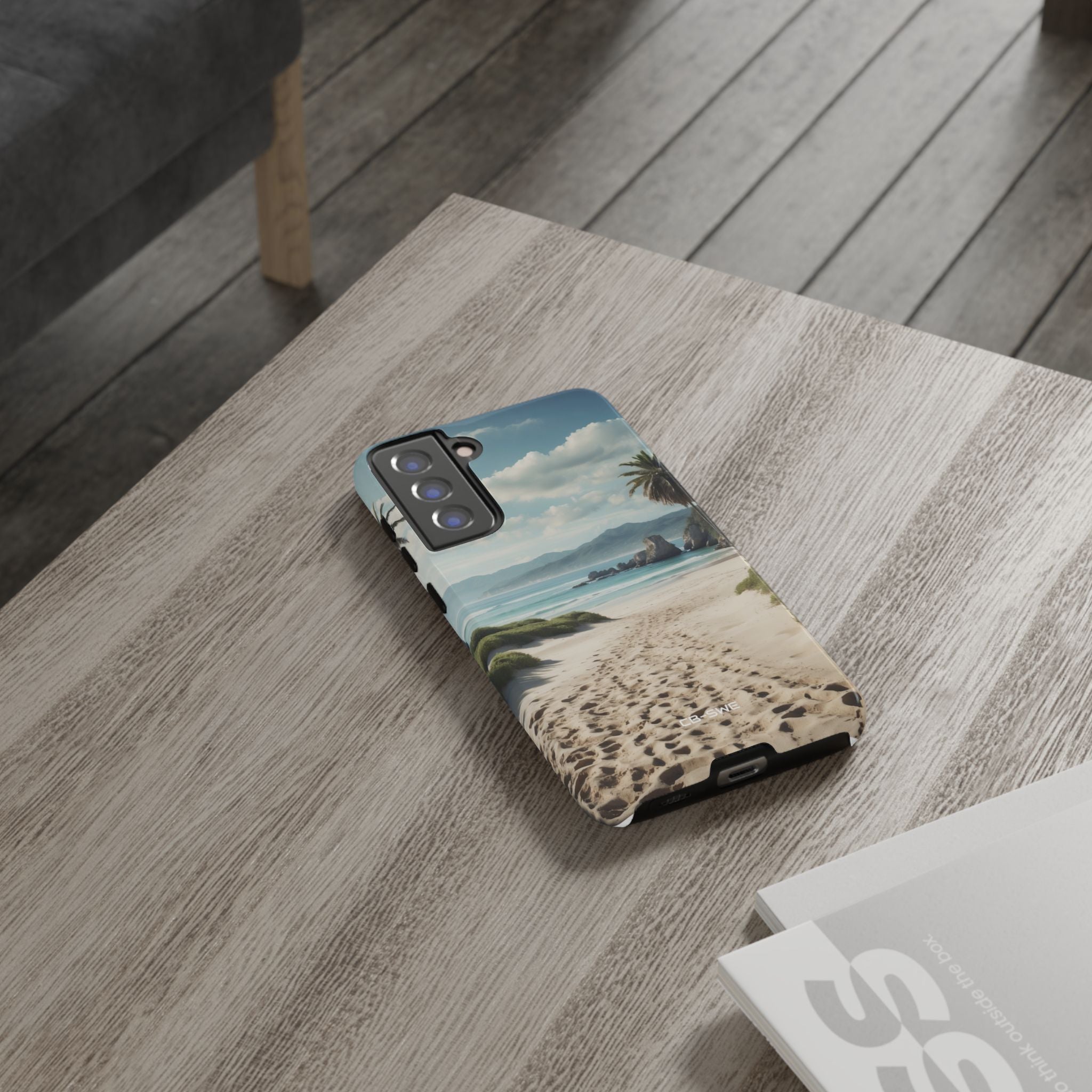 Footprints Trace Sand - Samsung Case
