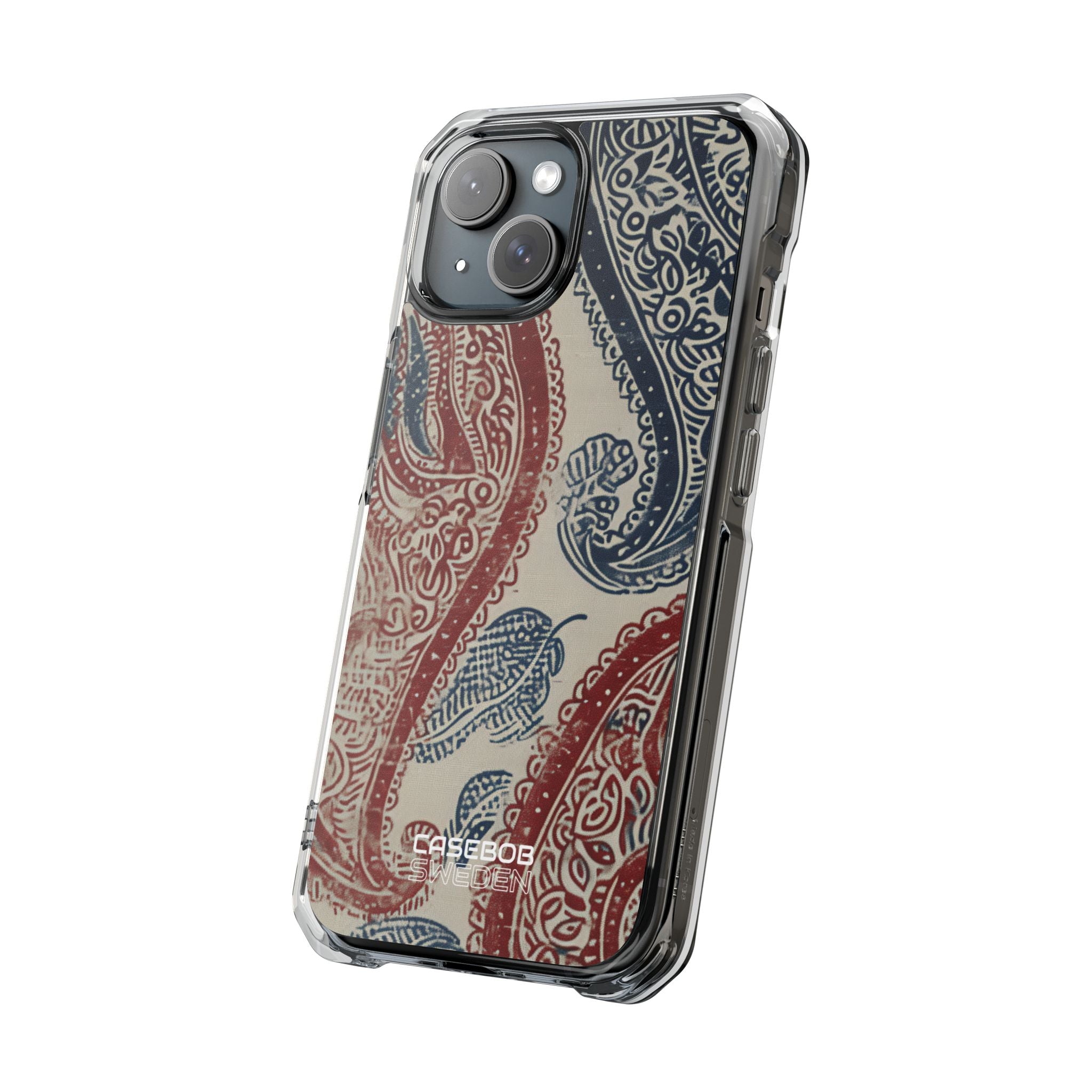 Ornate Paisley Swirl iPhone 15 - Impact Clear+