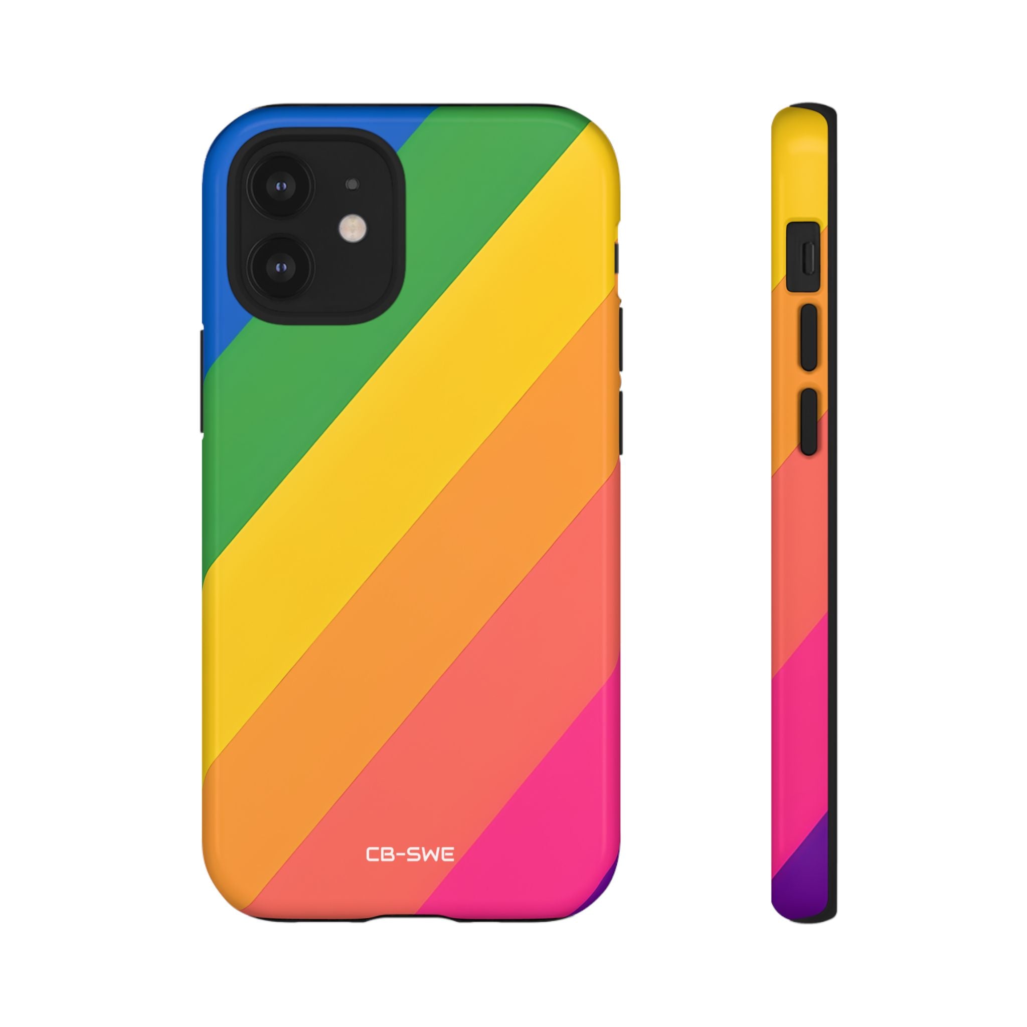 Vibrant Geometric Spectrum - iPhone Case