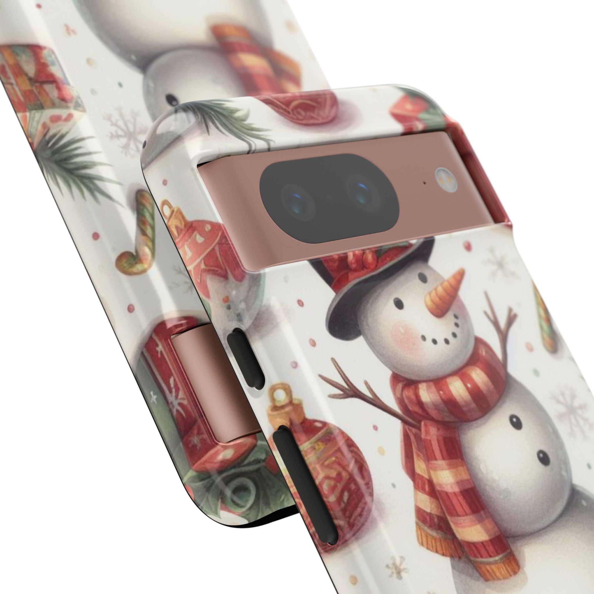 Snowman Wears Scarf - Google Pixel Case