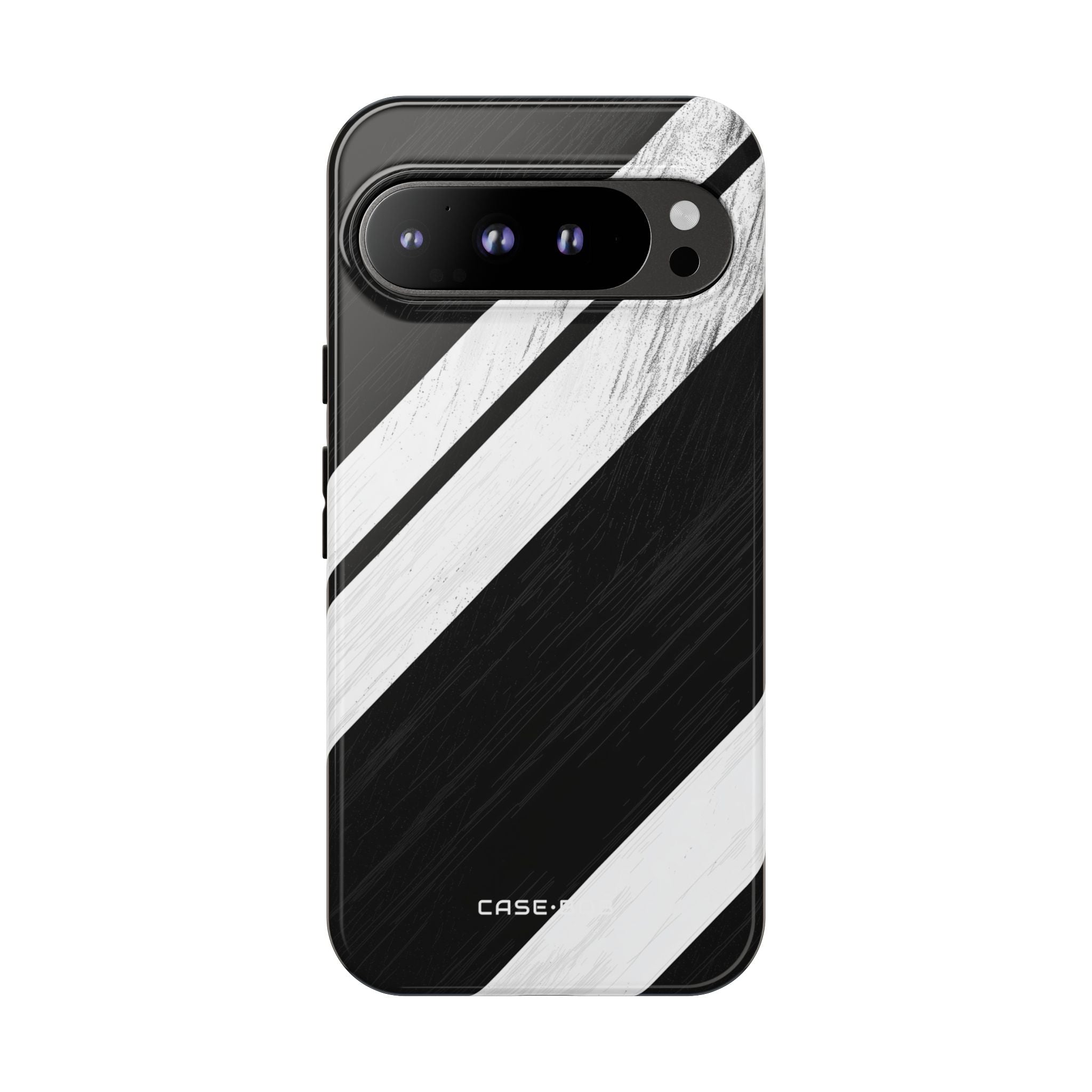 Distressed Stripe Motion Google Pixel 9 Pro XL Case - Tough