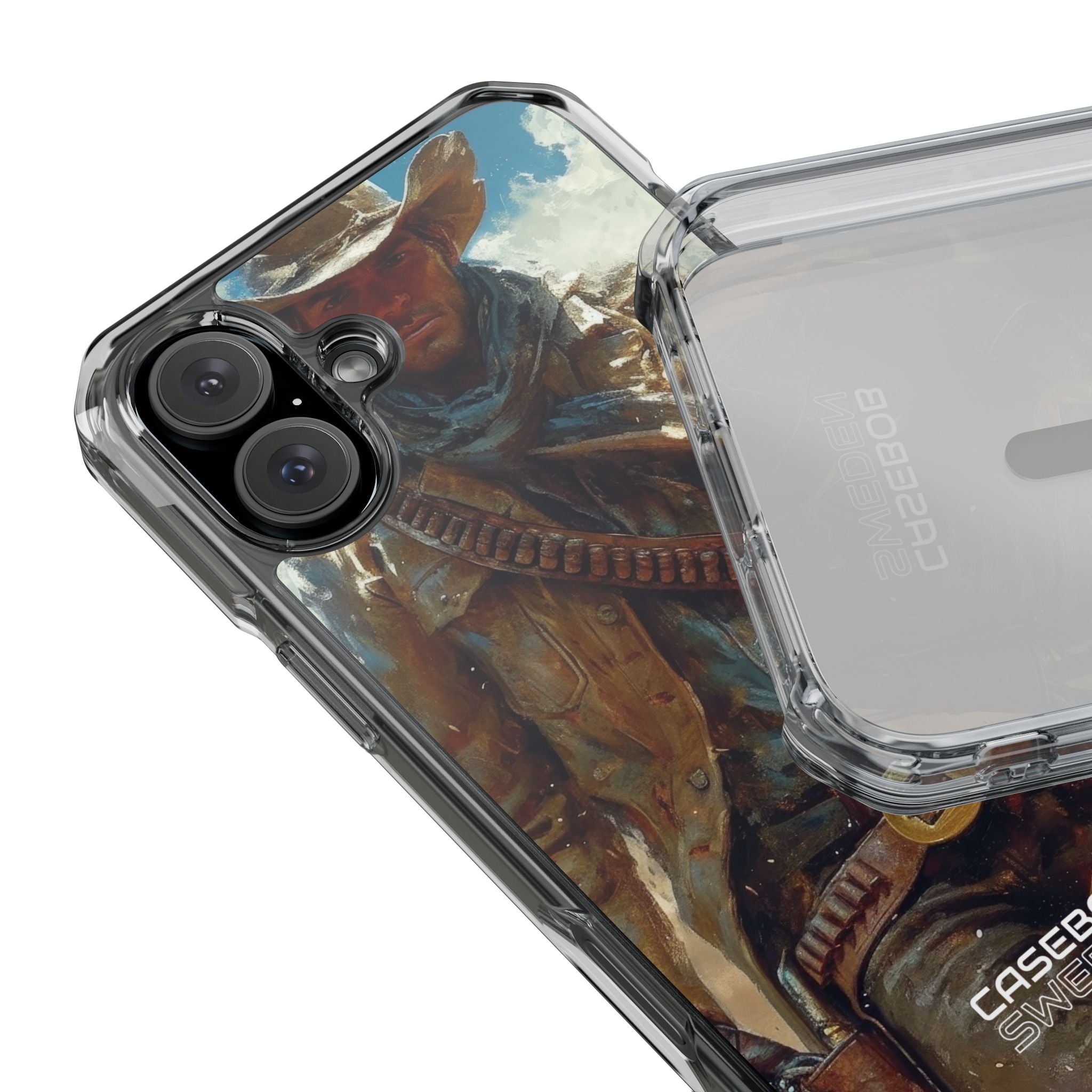 Western Horizon Rider iPhone 16 - Impact Clear+