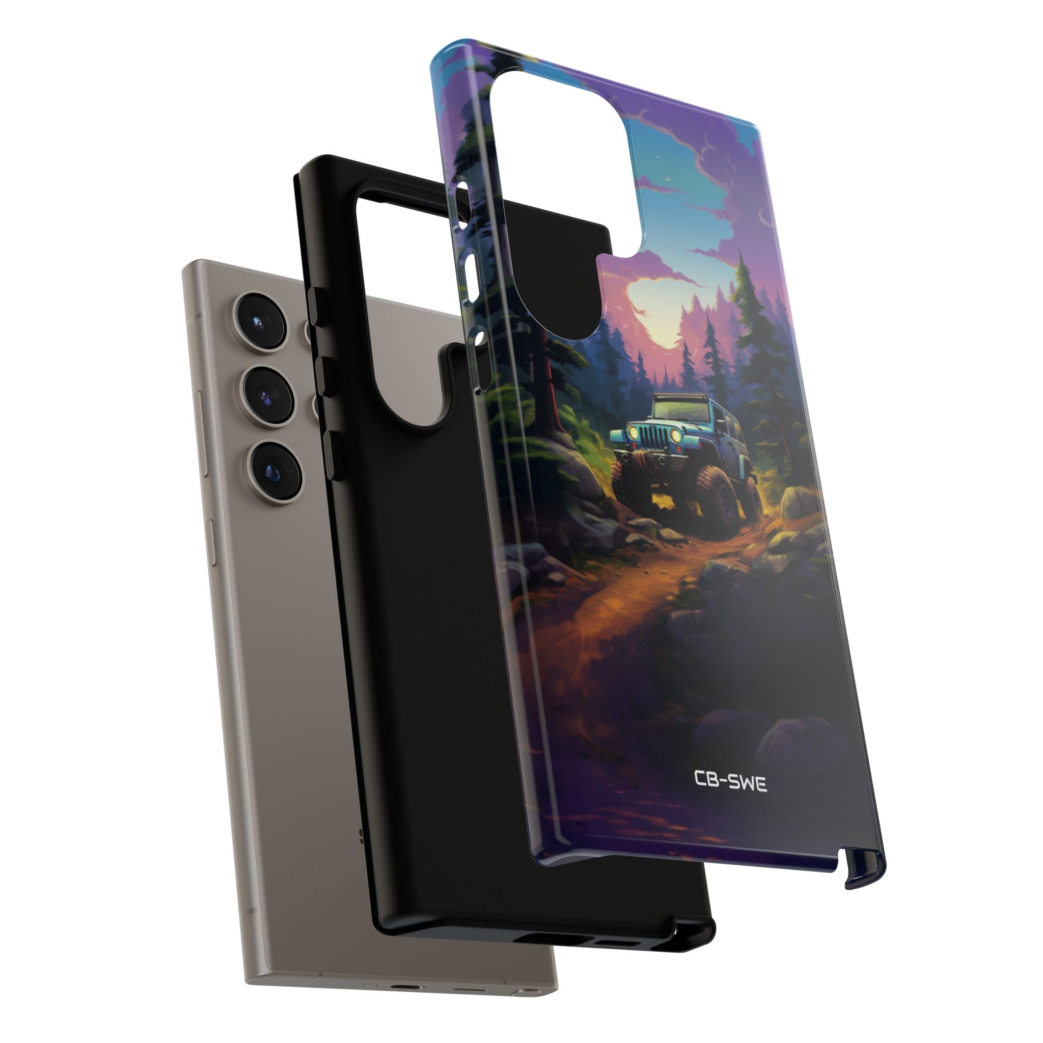 Sunset Forest Drive - Samsung Case