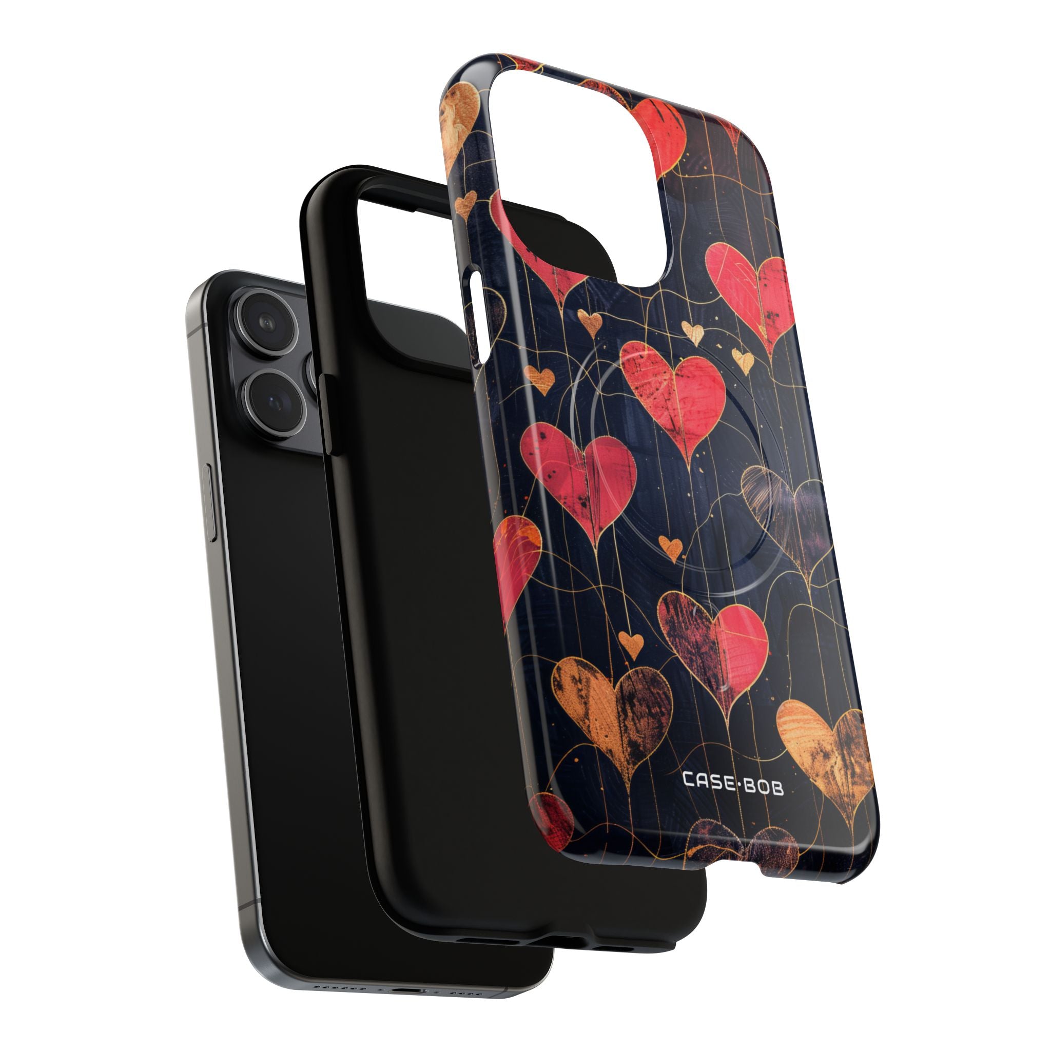 Golden Hearts Network iPhone 15 Pro Max Case - Tough+
