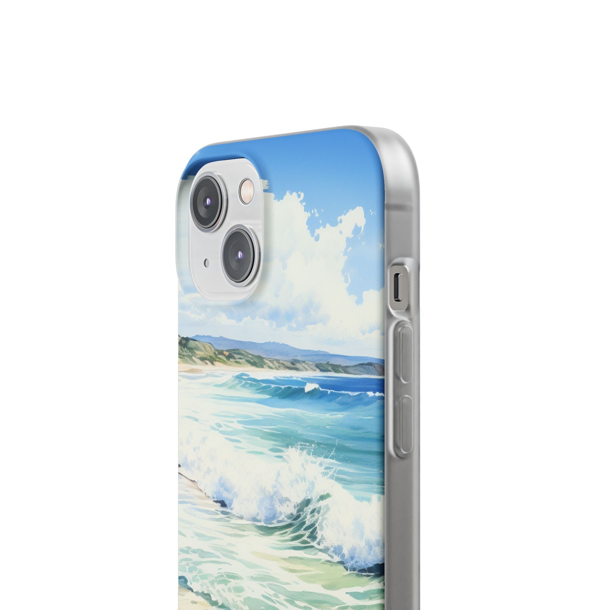 Foamy Wave Breeze iPhone 14 Case - Soft