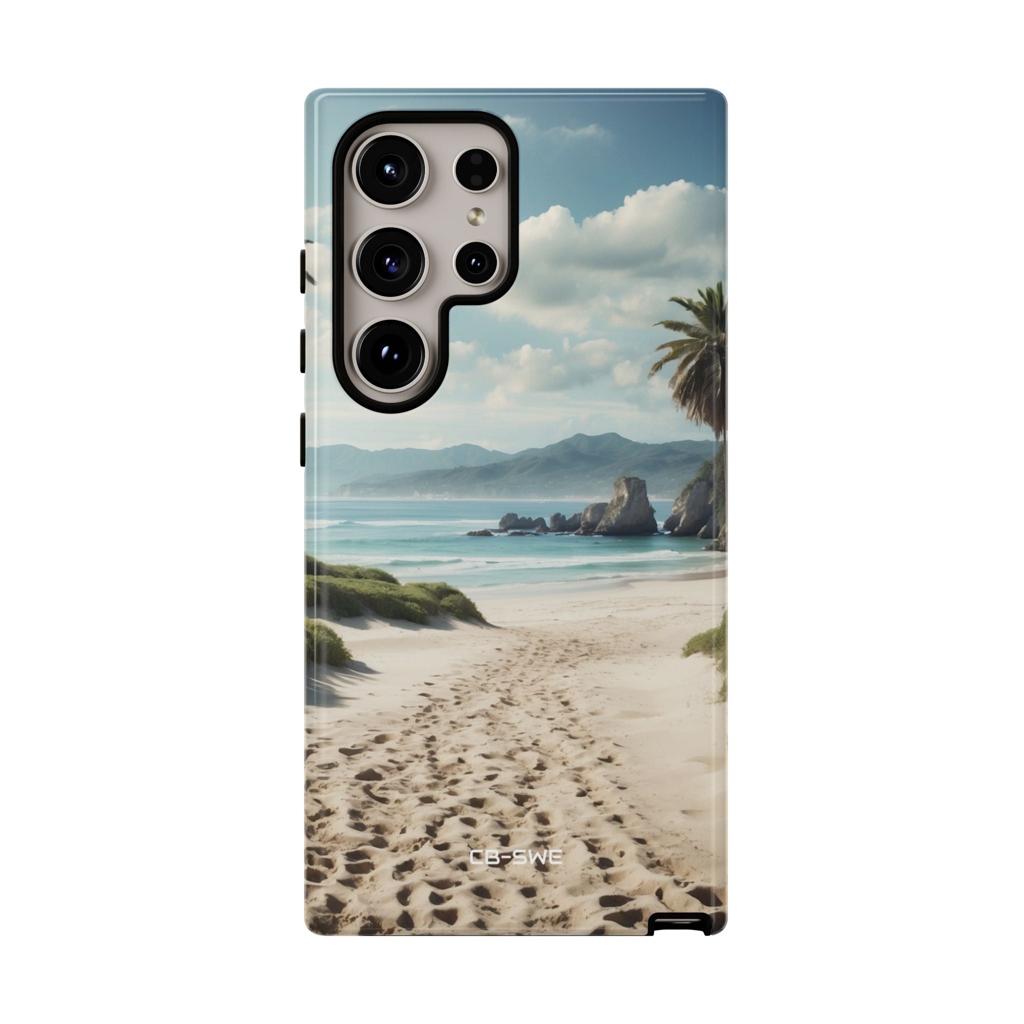 Footprints Trace Sand - Samsung Case