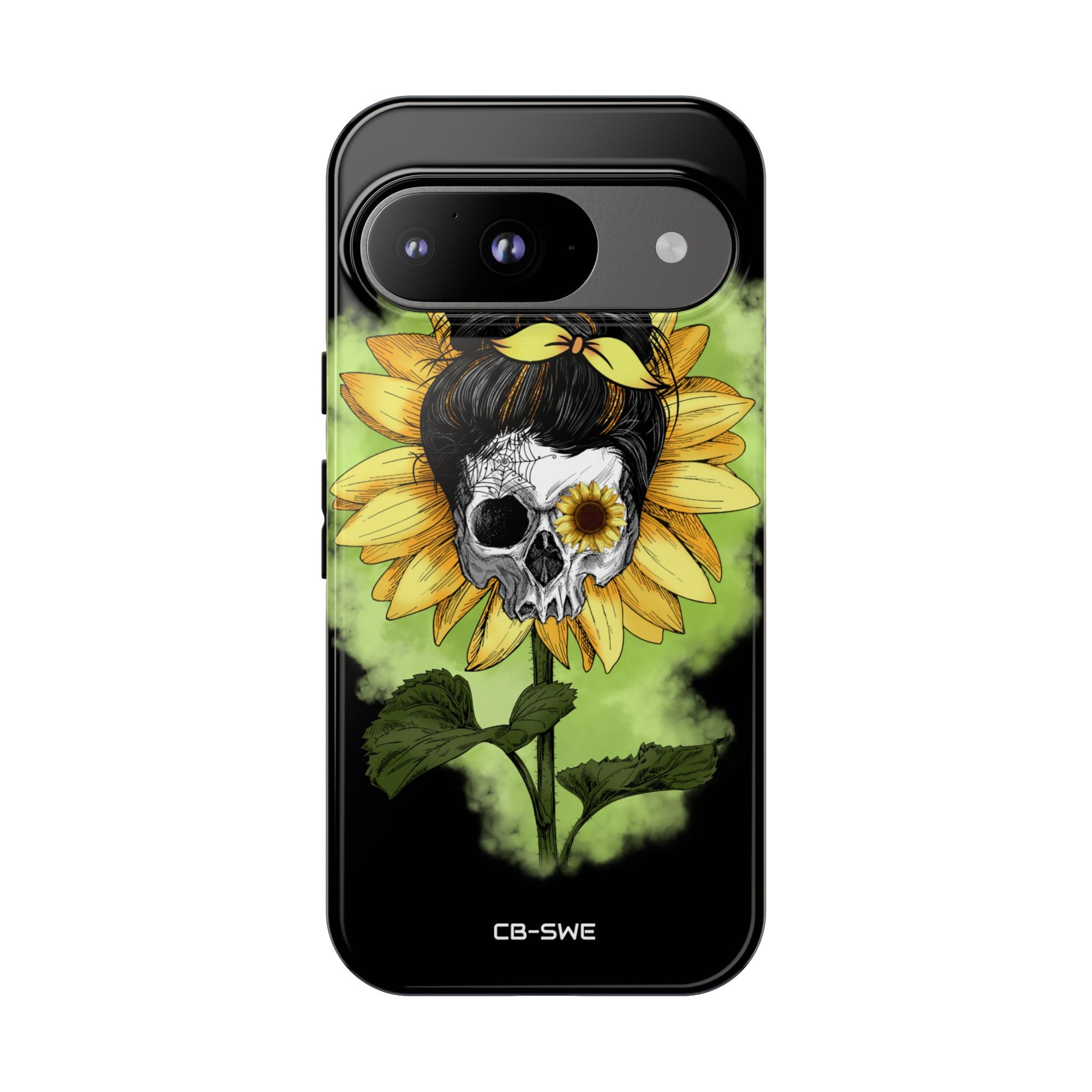Sunflower Skull Fusion - Google Pixel Case