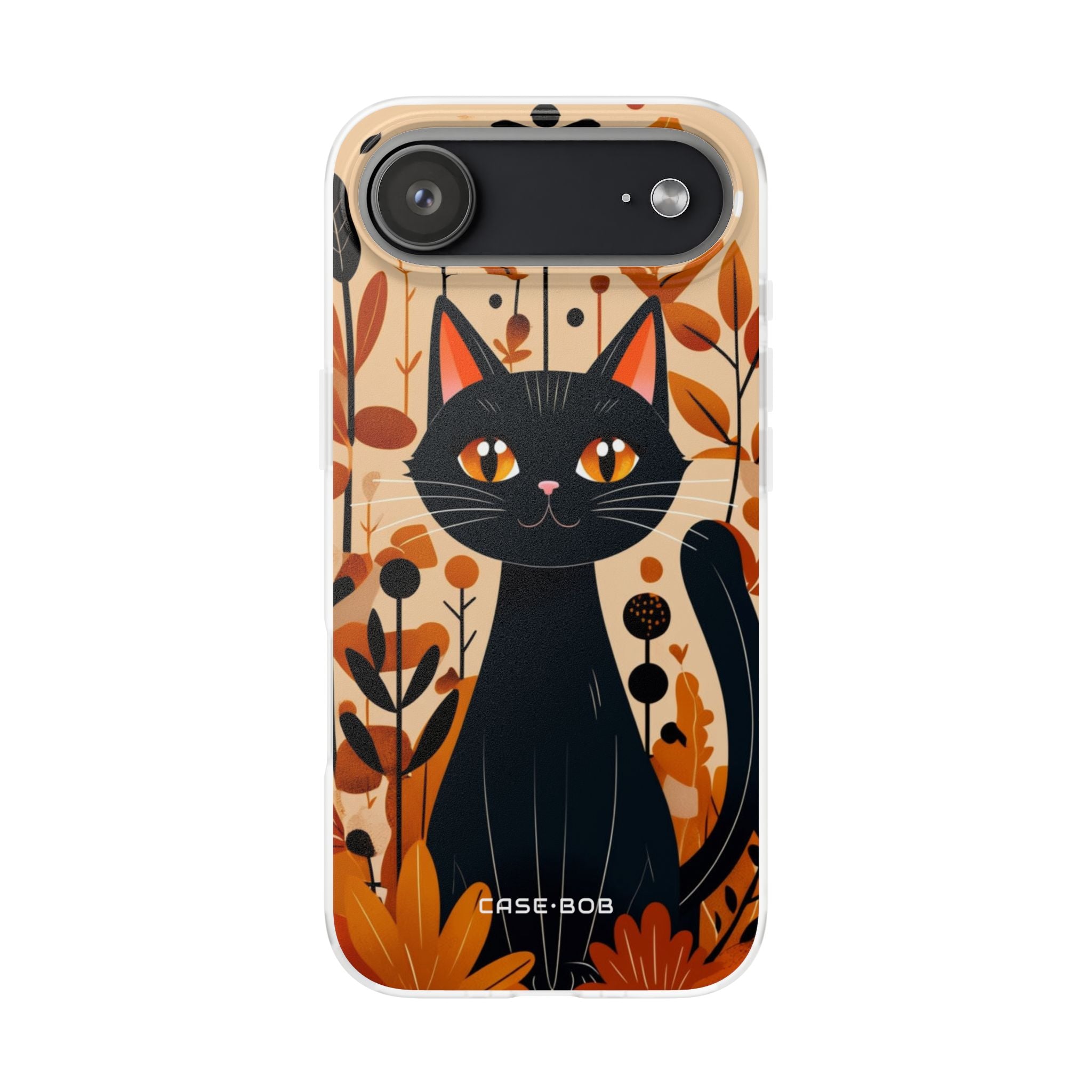 Black Cat Glow iPhone 17 Air Case - Soft