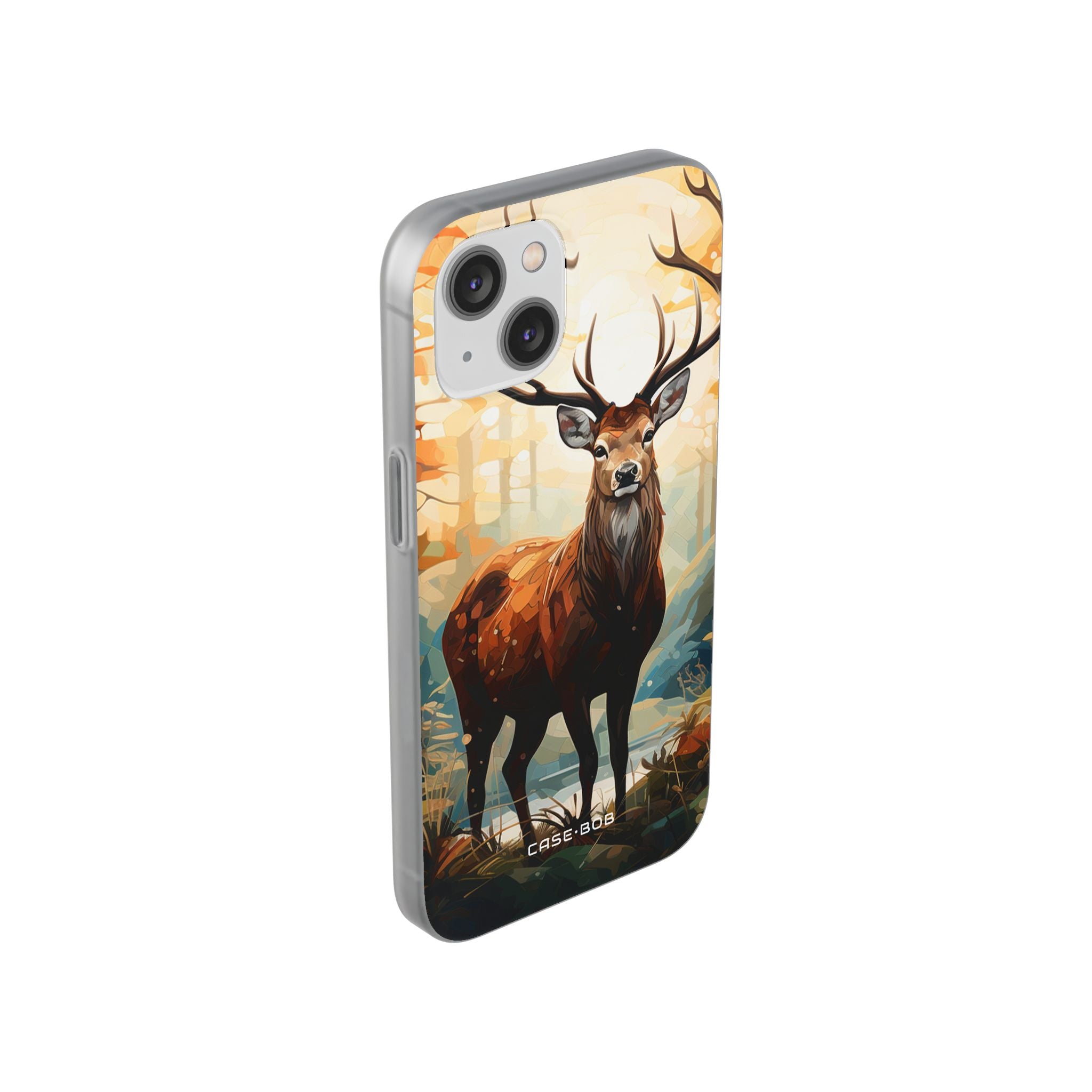 Glowing Stag iPhone 14 Case - Soft