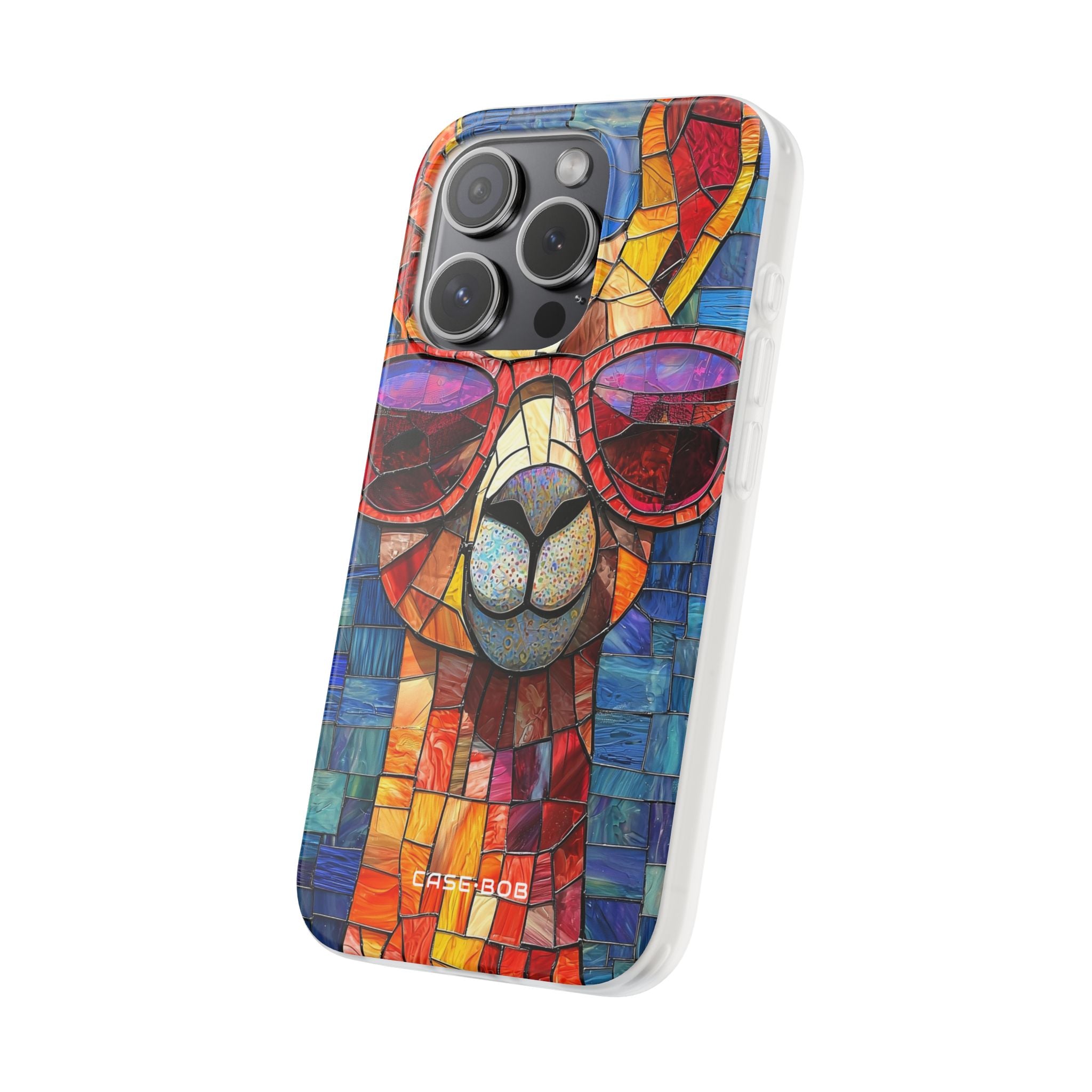 Llama Glow iPhone 15 Pro Case - Soft