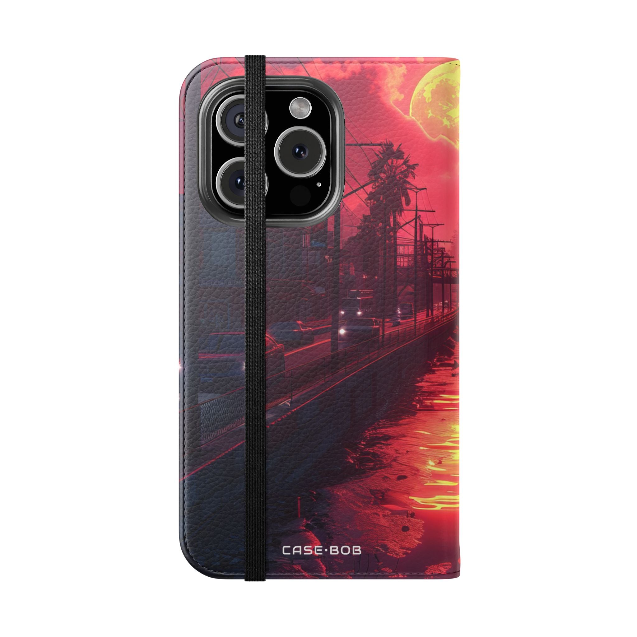 Yellow Moon Reflection - iPhone 16 Pro Case - Wallet