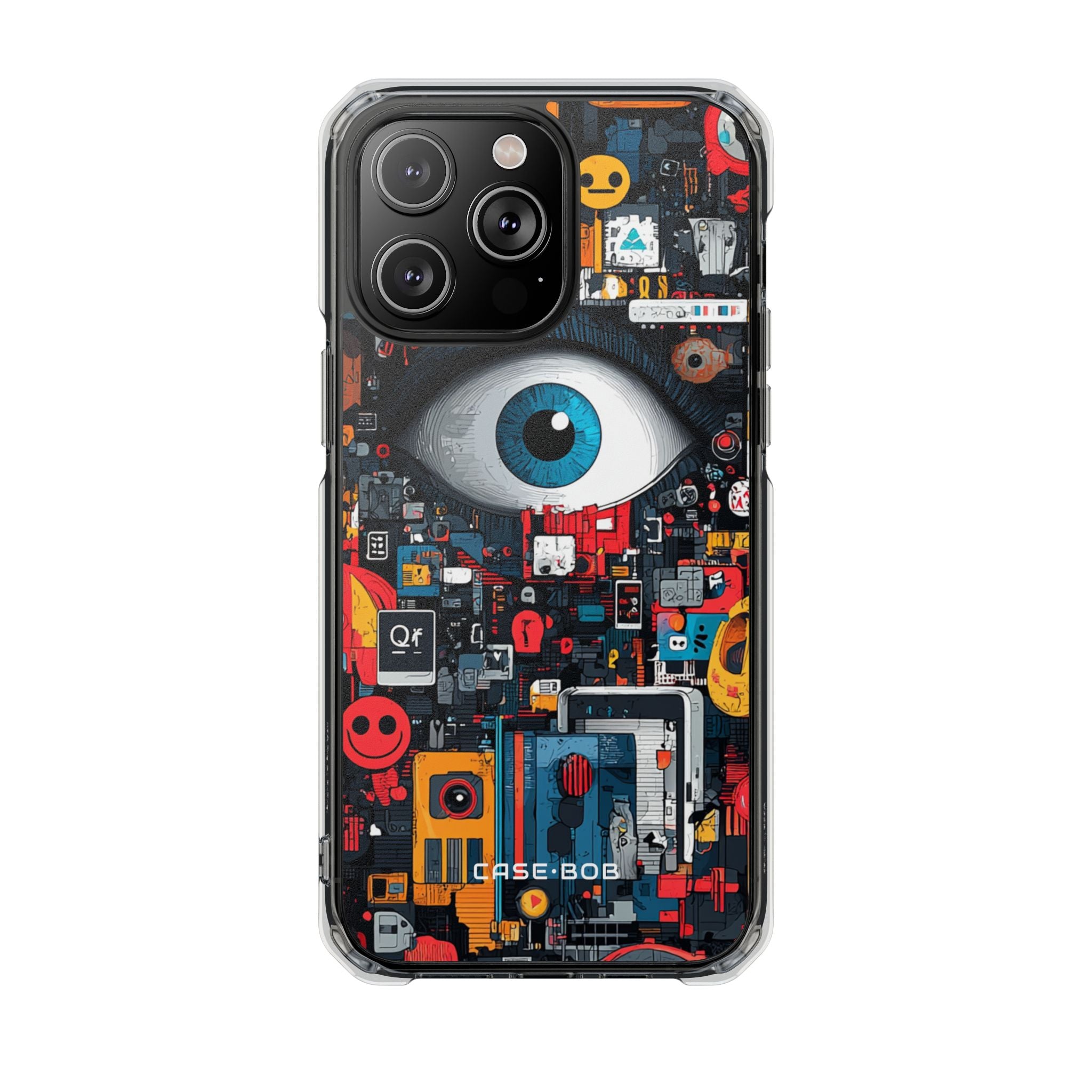 Digital Eye Blue iPhone 14 Pro Max Case - Impact