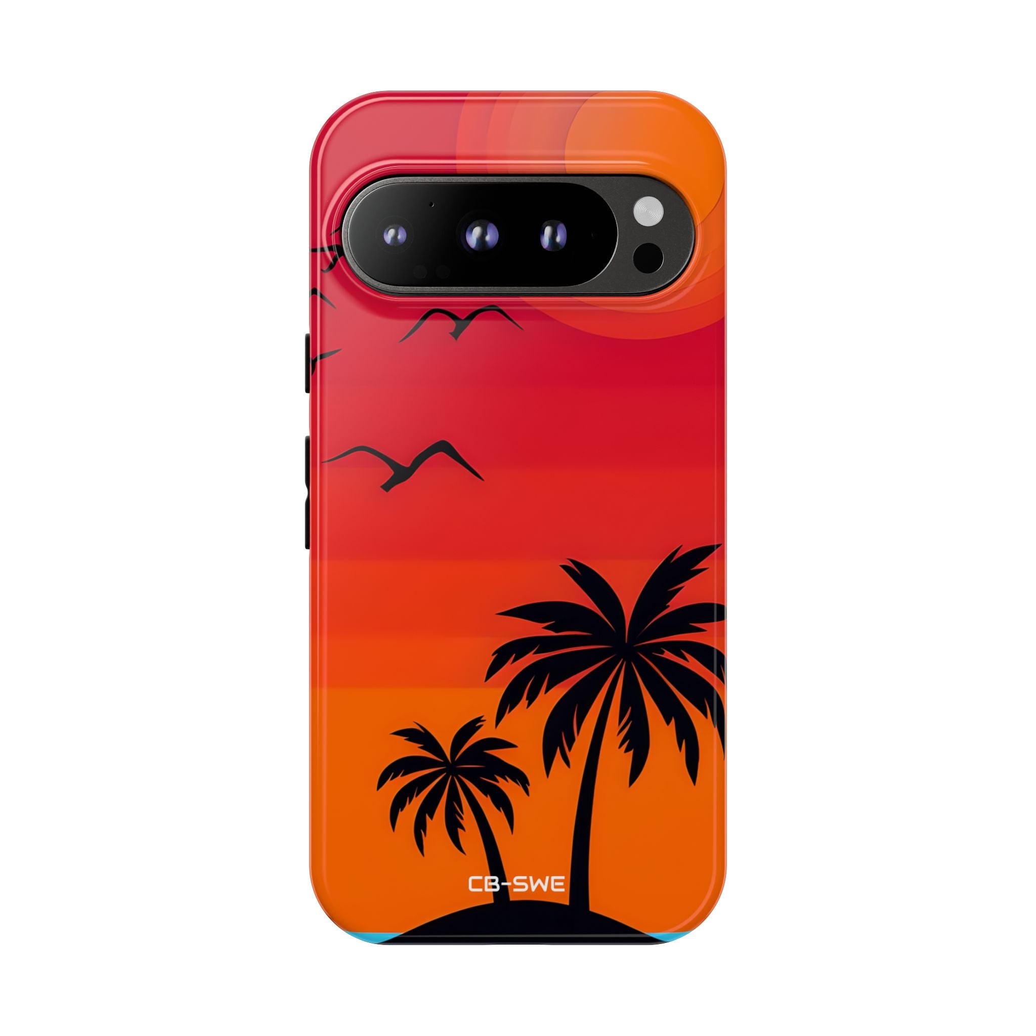 Summer Sunset Silhouettes - Google Pixel Case