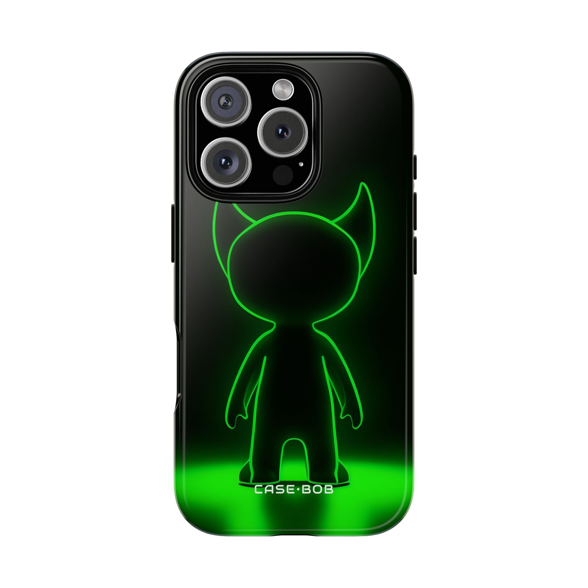 Neon Horned Spirit iPhone 16 Pro Case - Tough