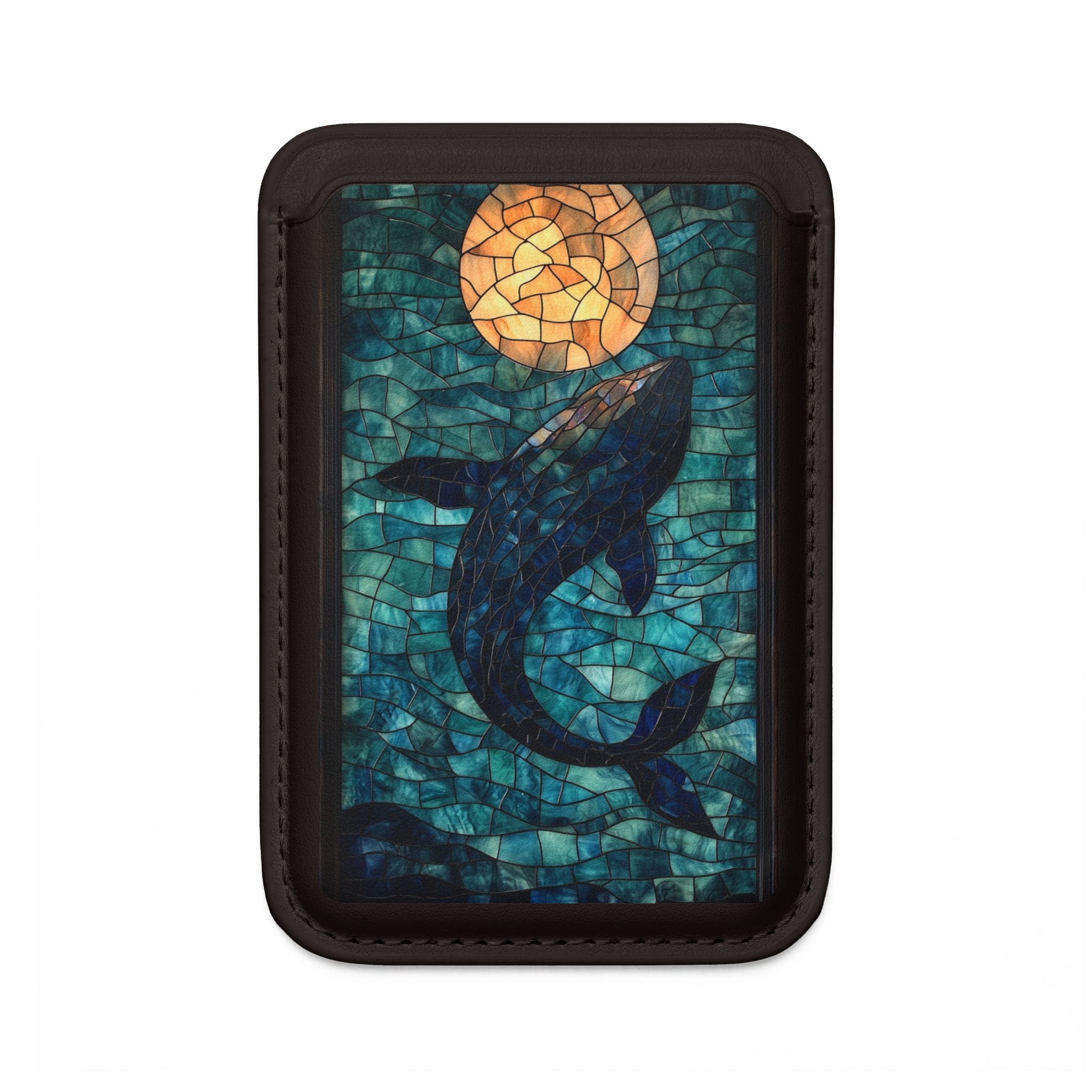 Blue Whale Mosaic Wallet – MagSafe Ready