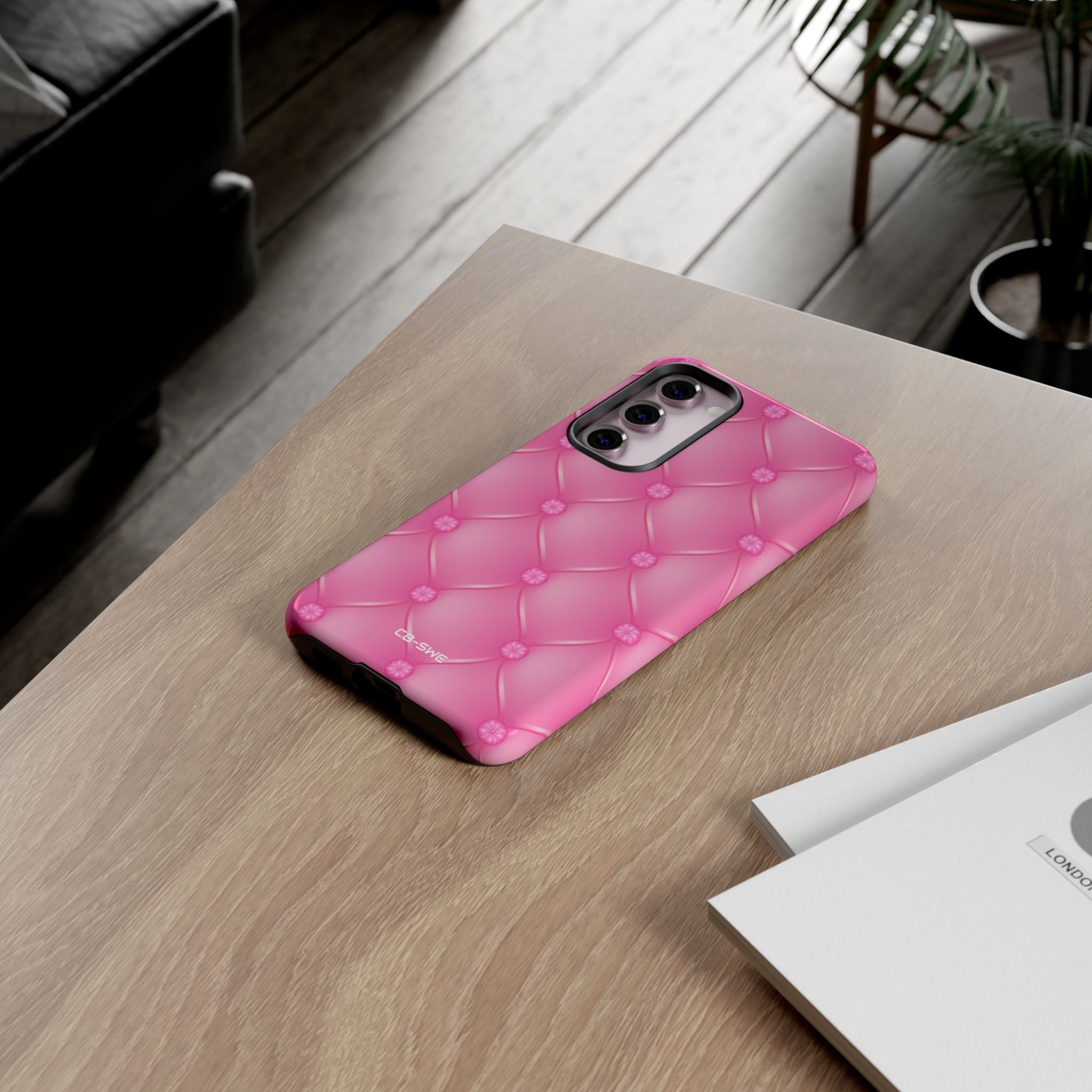 Quilted Pink Elegance - Samsung Case