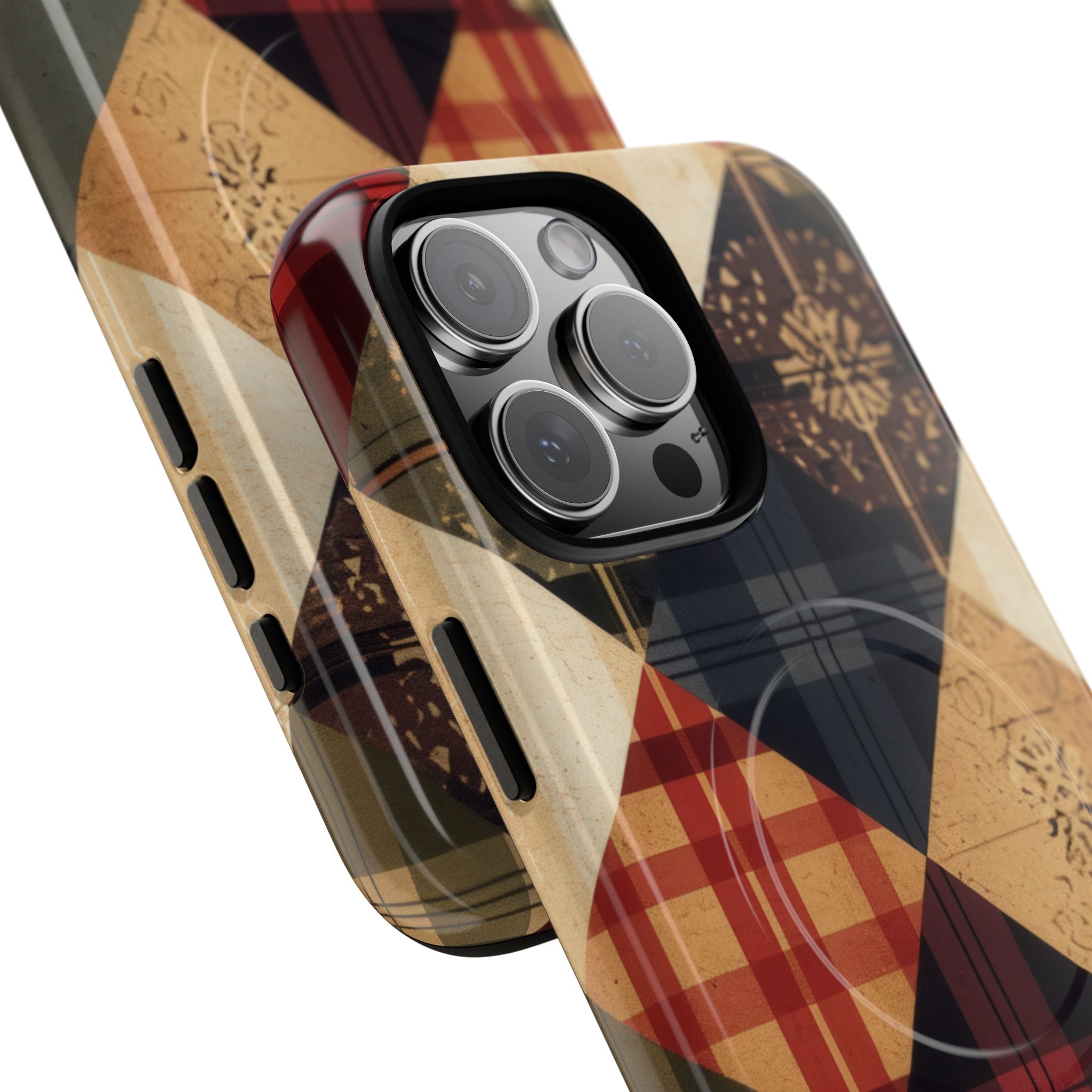 Rustic Quilt Charm iPhone 16 - Tough+