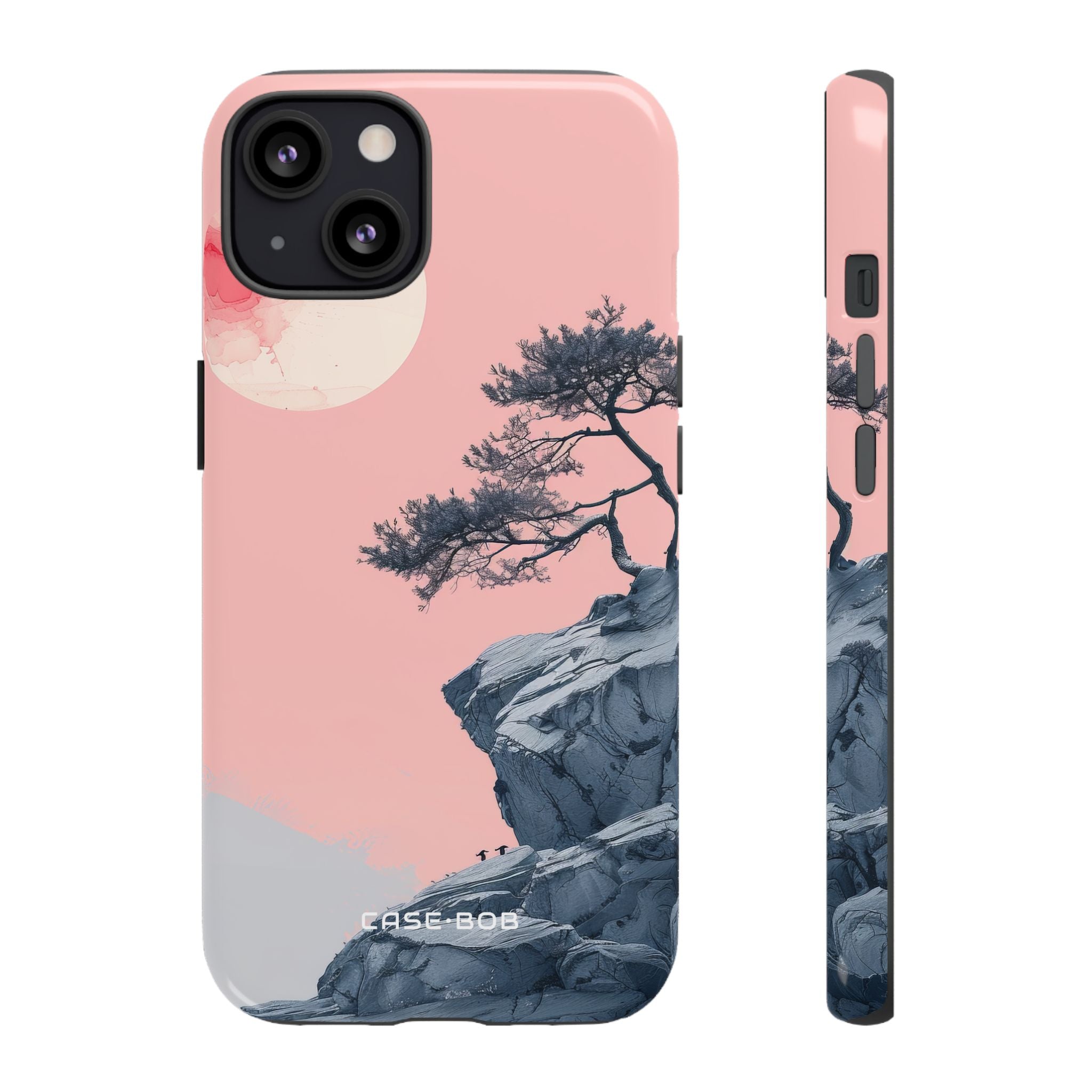 Crimson Moon Tree iPhone 13 Case - Tough