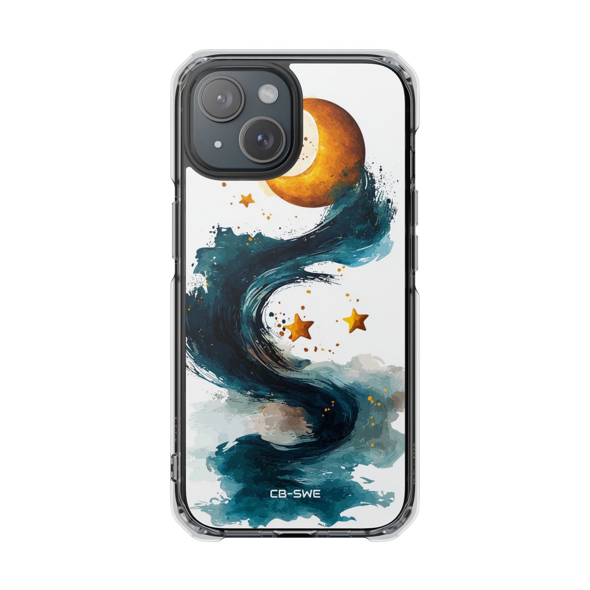 Celestial Waves Dance iPhone Case - Impact