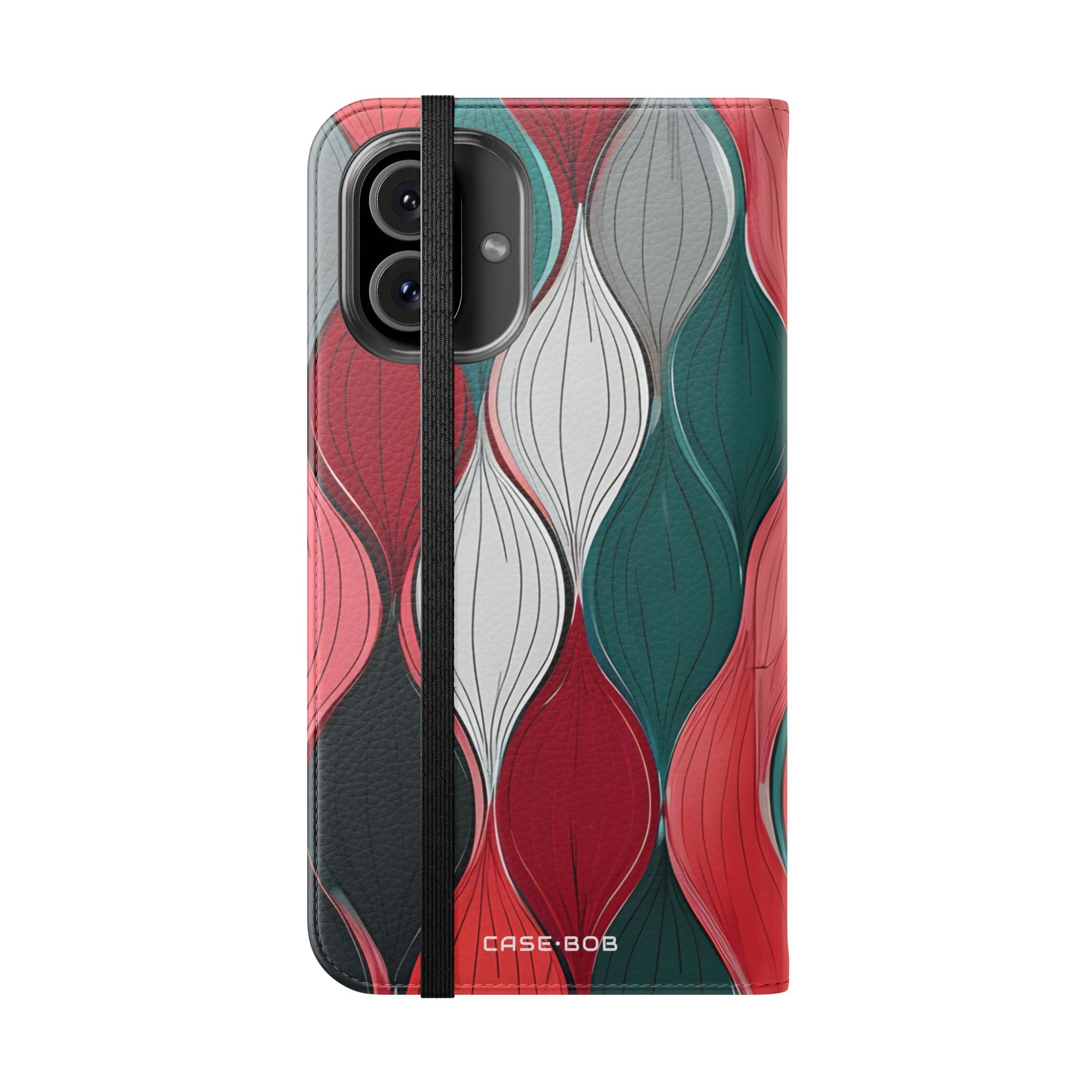 Leaf Spiral Pink - iPhone 16 Plus Case - Wallet