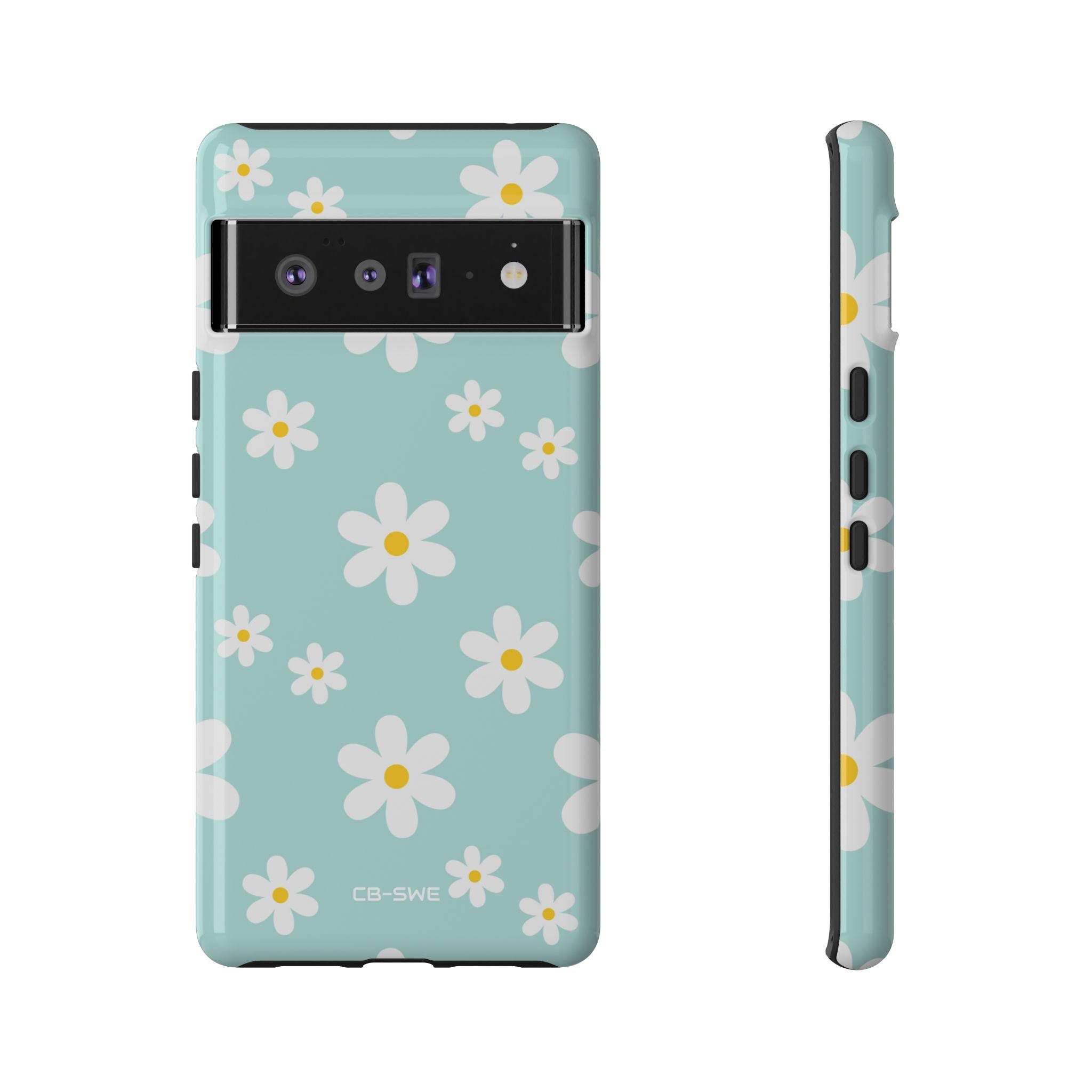 Daisies On Blue - Google Pixel Case