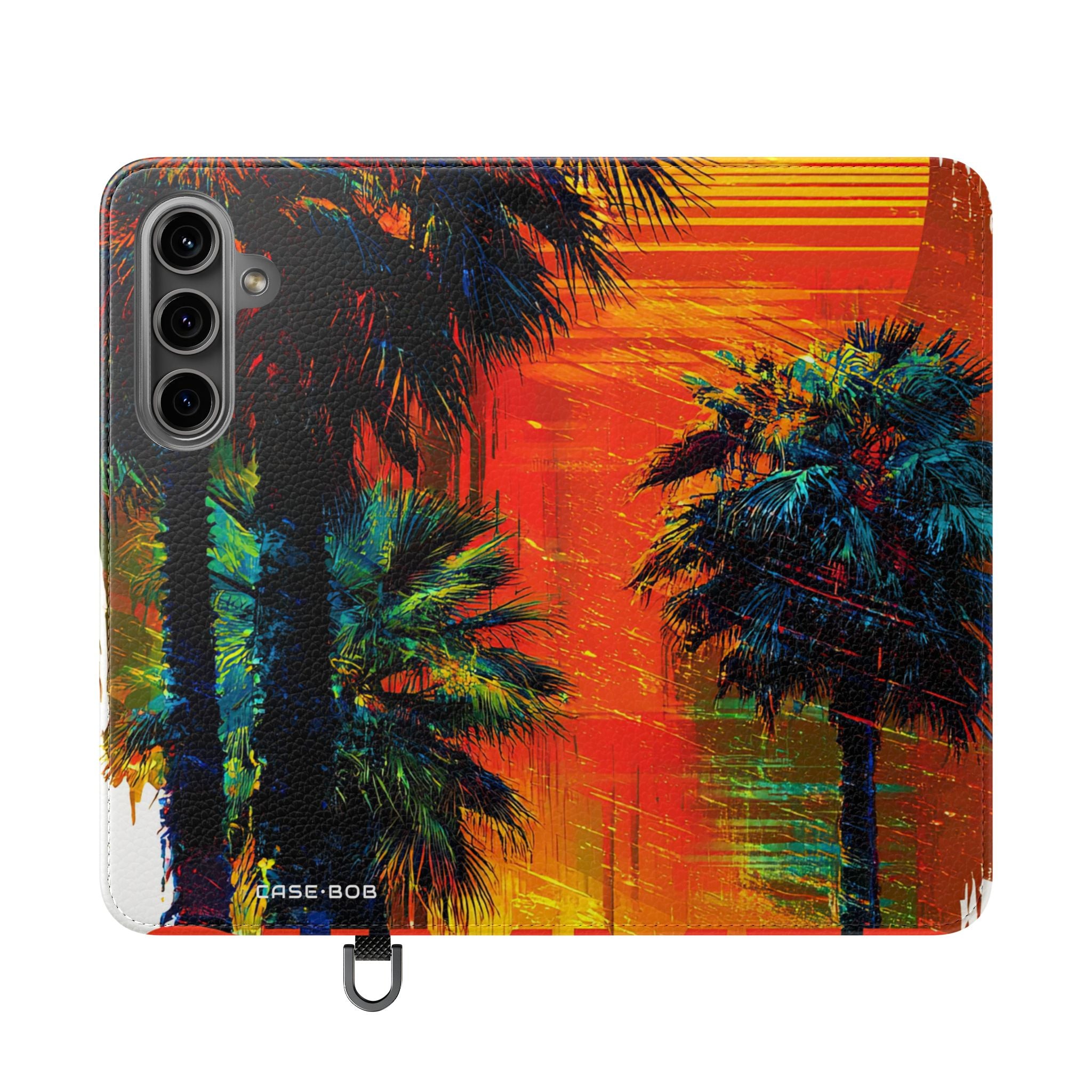 Kultaiset Palmut - Samsung S24 -lompakkokotelo