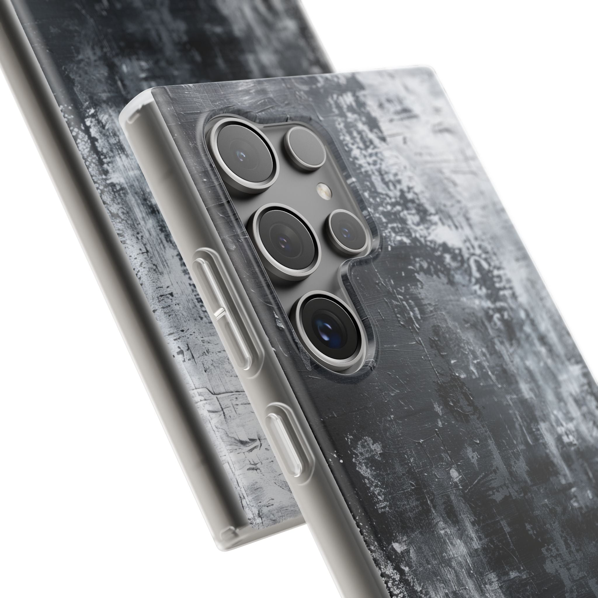 Textured Blackscape Samsung S24 Ultra Case - Soft