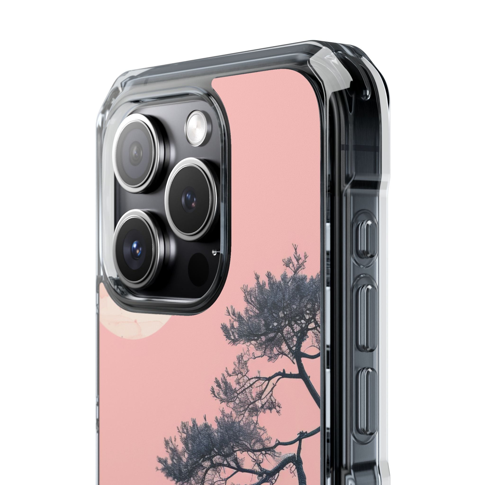 Pink Cliff Solitude iPhone 15 - Impact Clear+