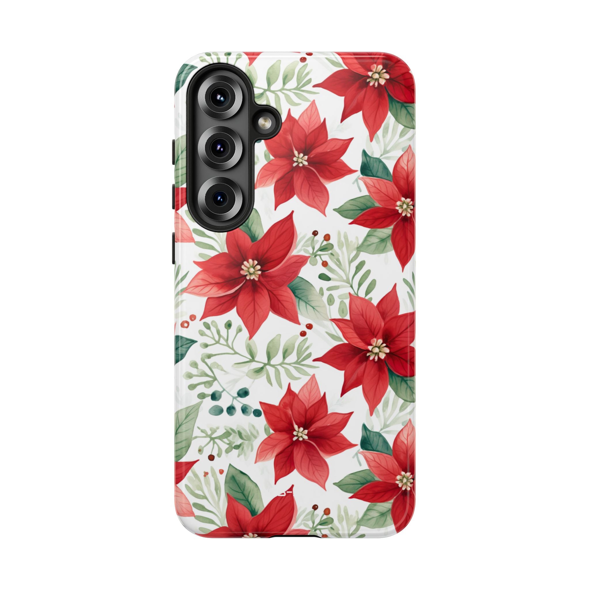 Poinsettias Bloom Bright - Samsung Case