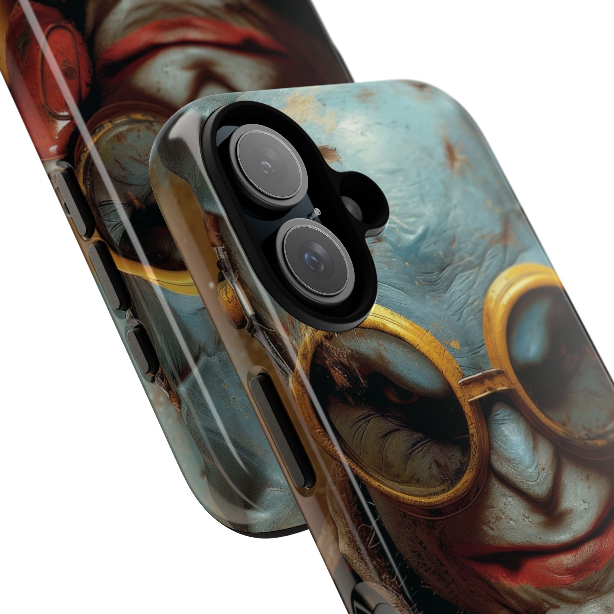 Steampunk Masked Adventurer iPhone 16 - Tough
