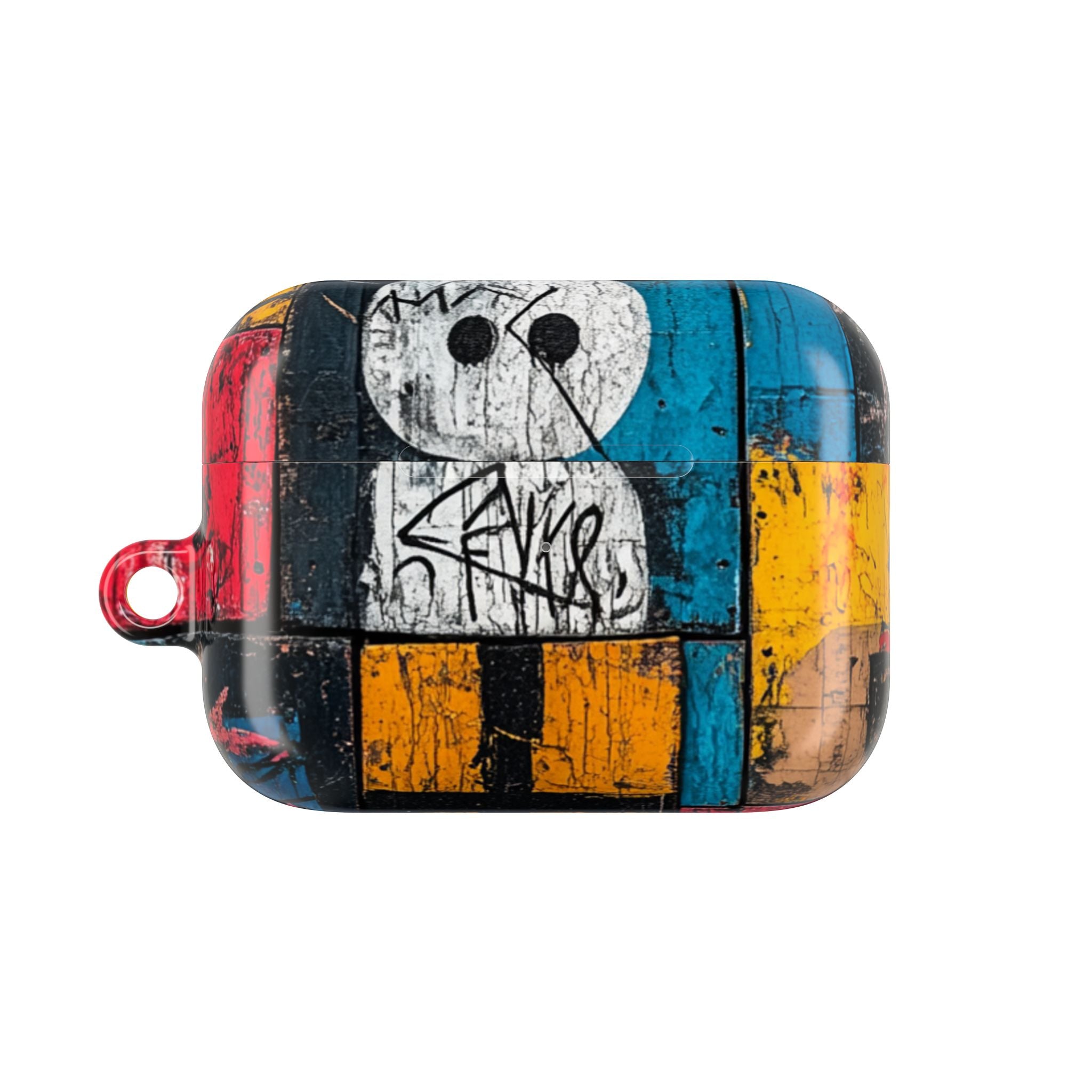 Valkoinen Orb Graffiti - AirPods Case