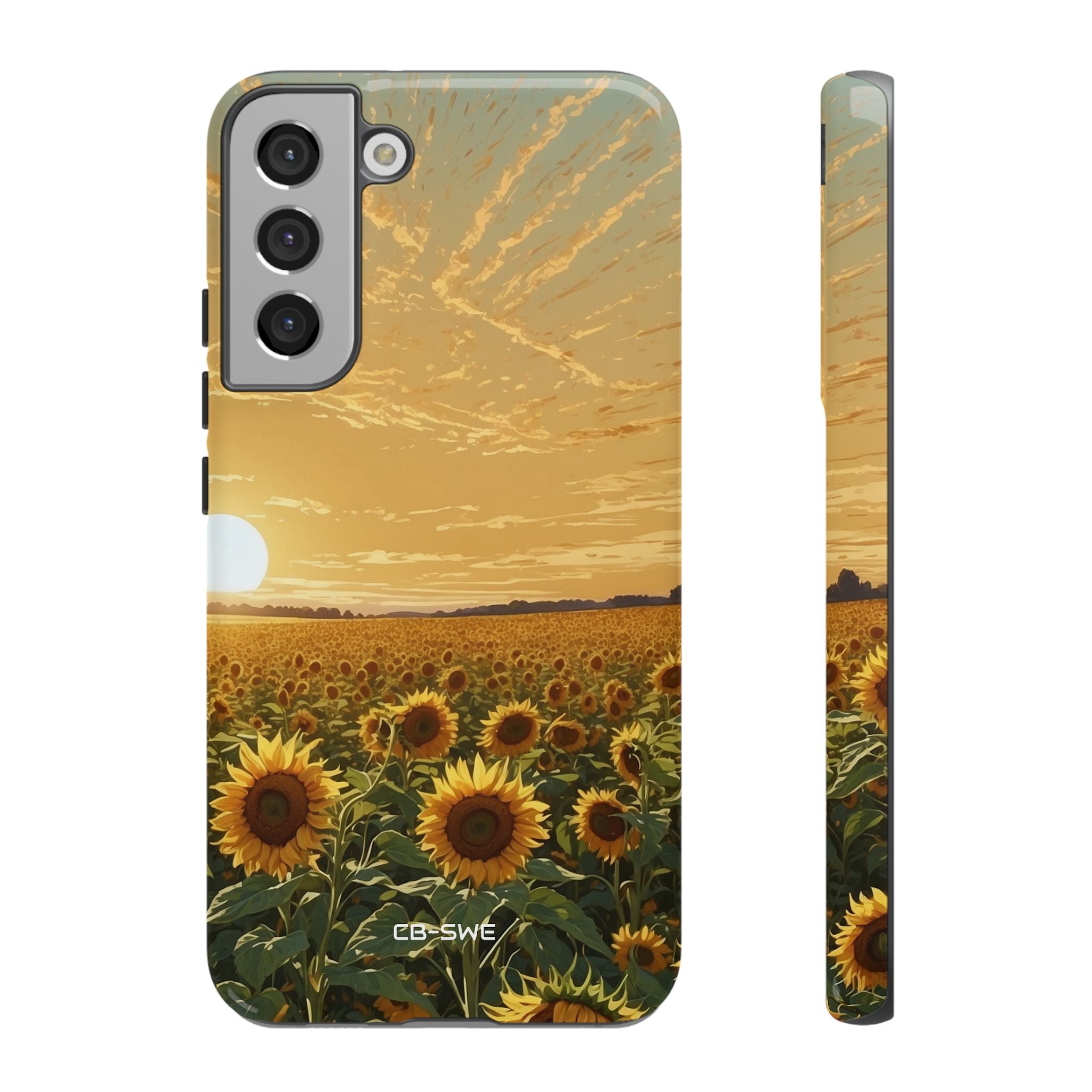 Sunflowers Embrace Sunset - Samsung Case