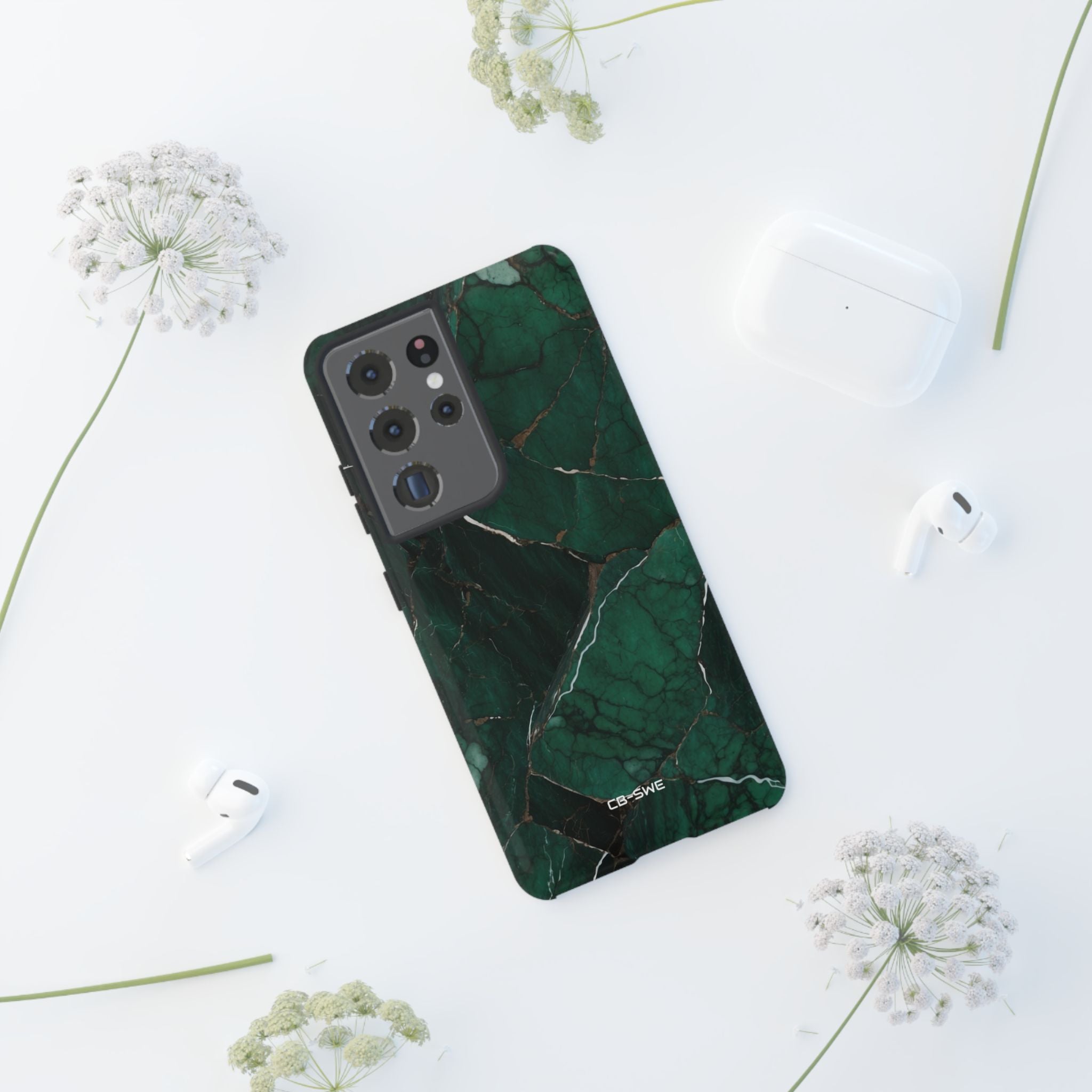 Emerald Veins Flow - Samsung Case