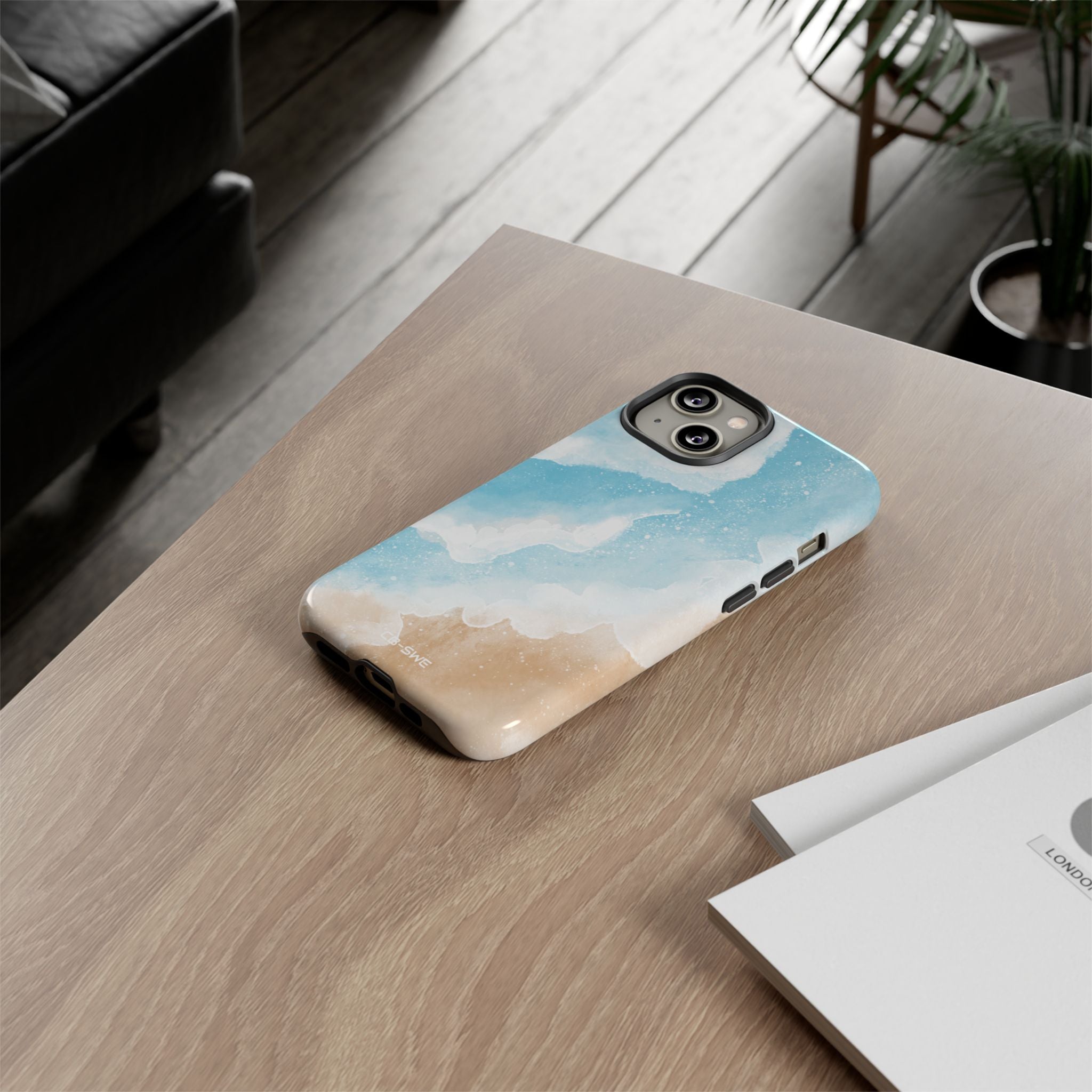 Serene Coastal Whispers - iPhone Case