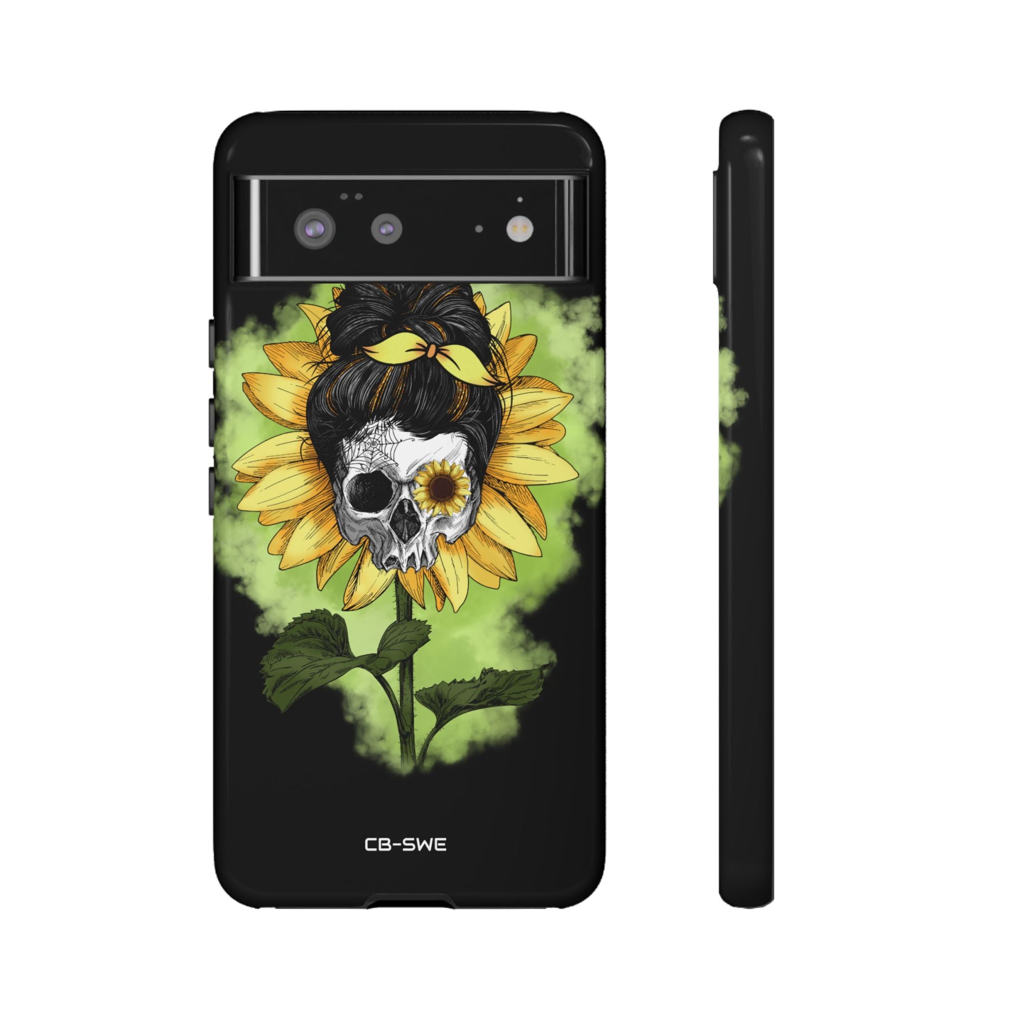 Sunflower Skull Fusion - Google Pixel Case