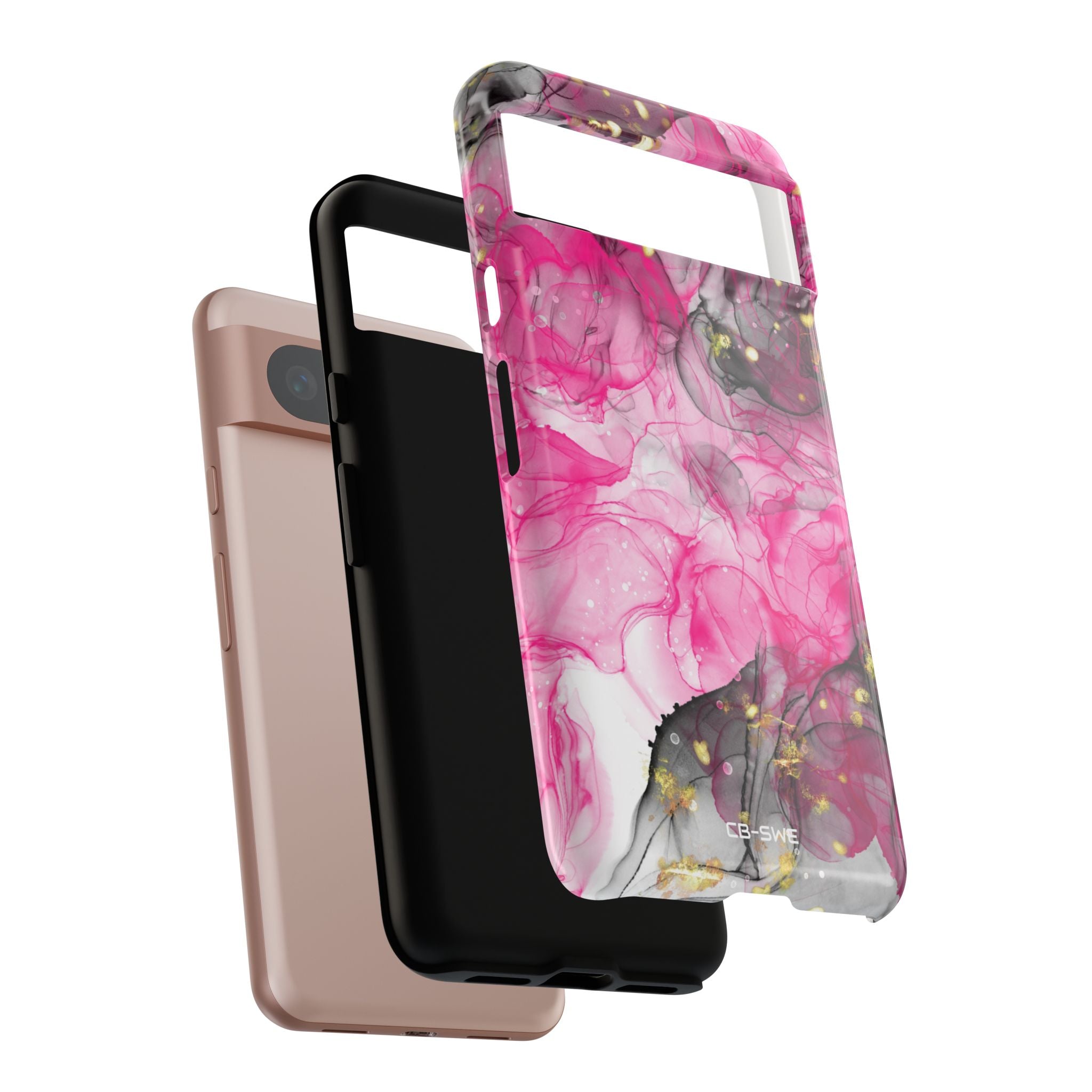 Vibrant Pink Swirls - Google Pixel Case