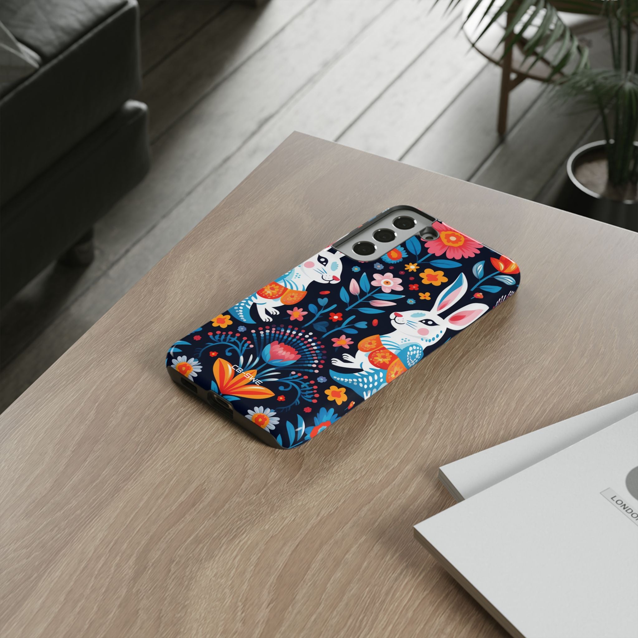 Bunnies Hop Flowers - Samsung Case
