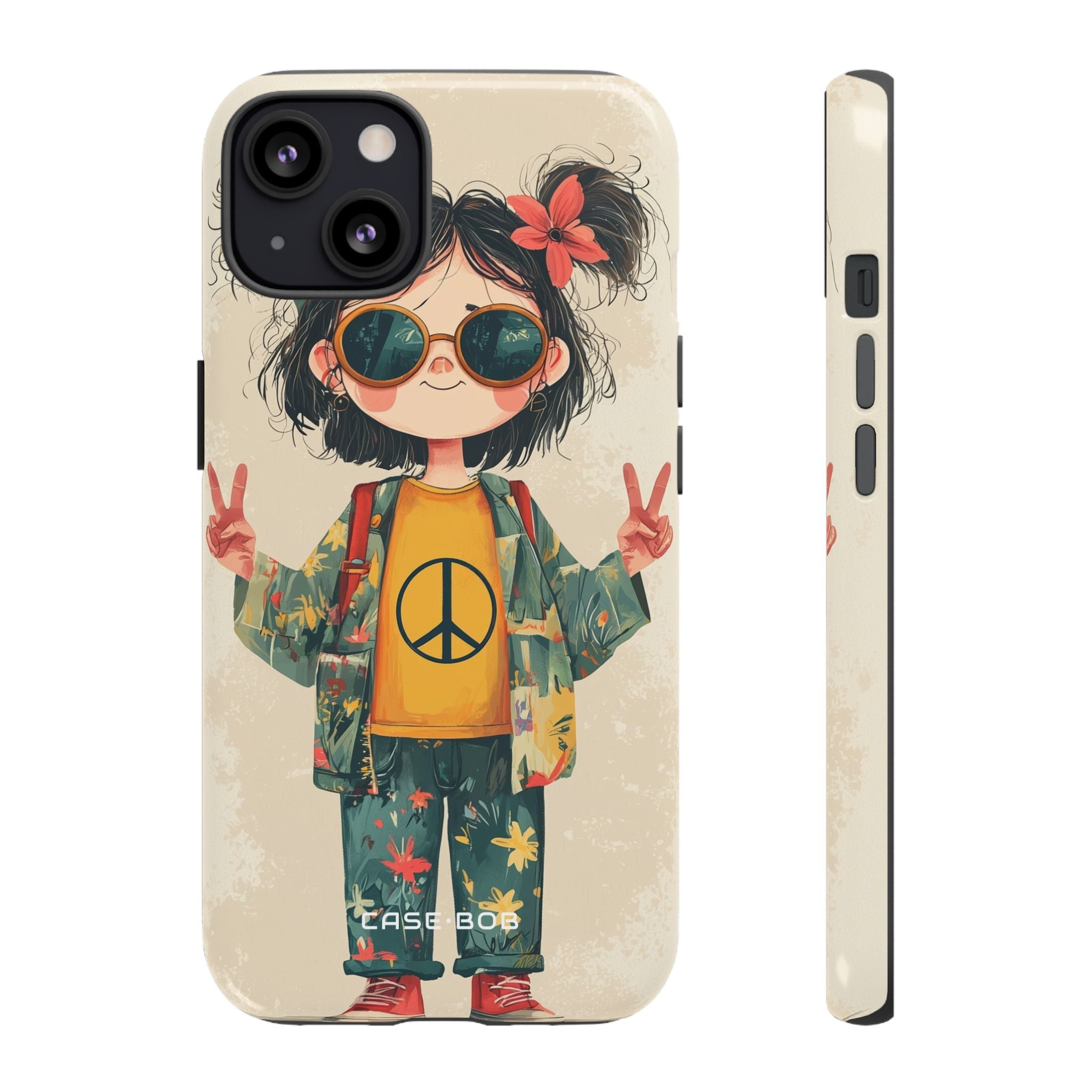 Peace Pigtails iPhone 13 Case - Tough