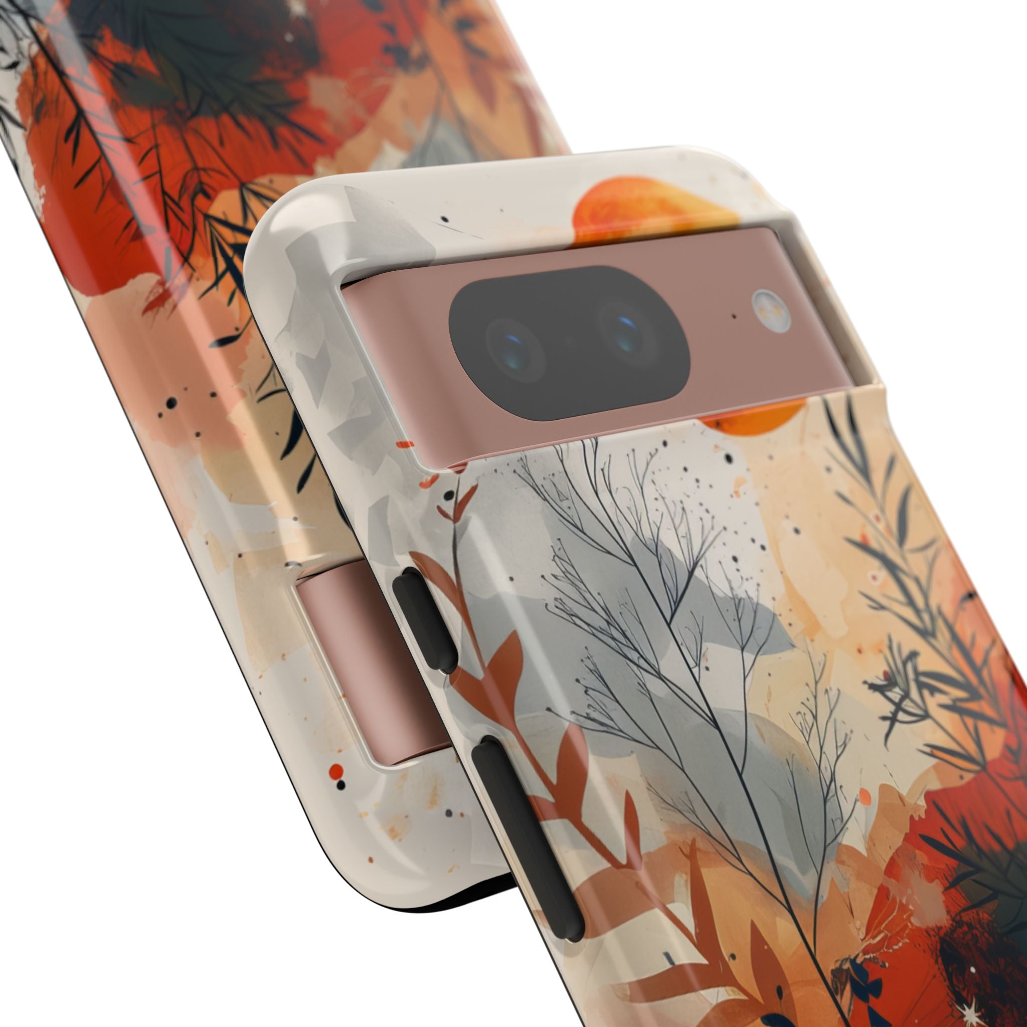 Orange Solstice Google Pixel 8 Case - Tough