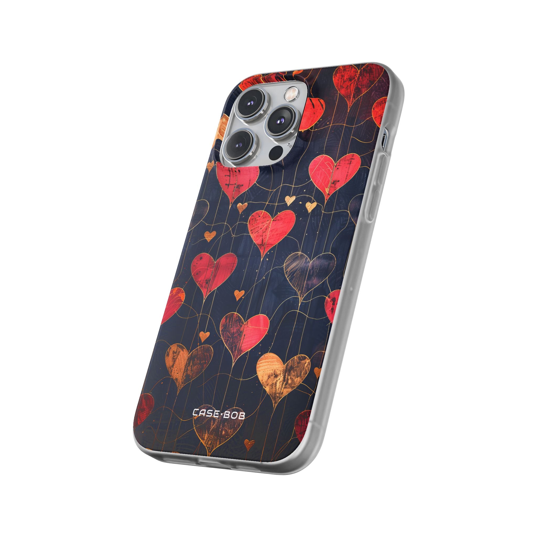 Golden Hearts Network iPhone 14 Pro Max Case - Soft