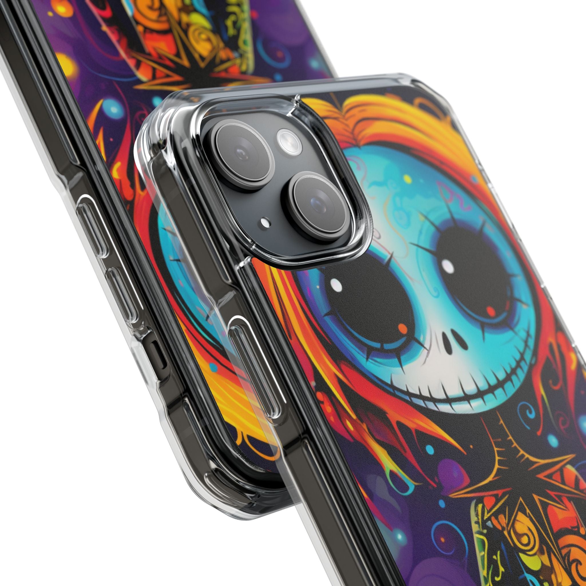 Skeletal Figure Laughs iPhone Case - Impact