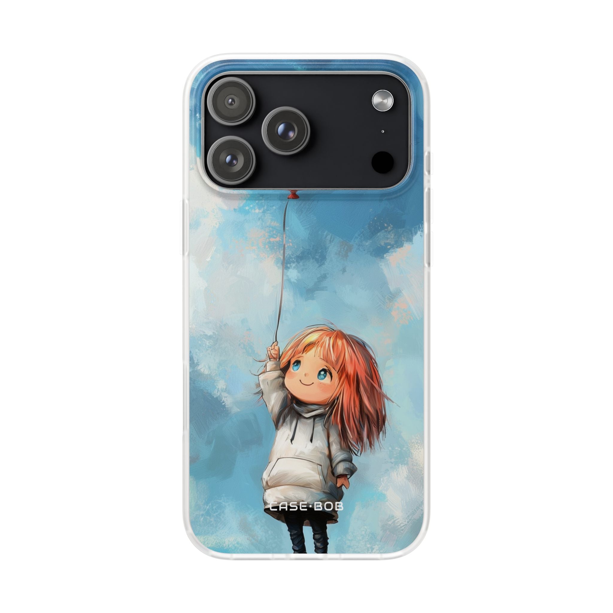 Heart Balloon Whimsy iPhone 17 Pro Max Case - Soft