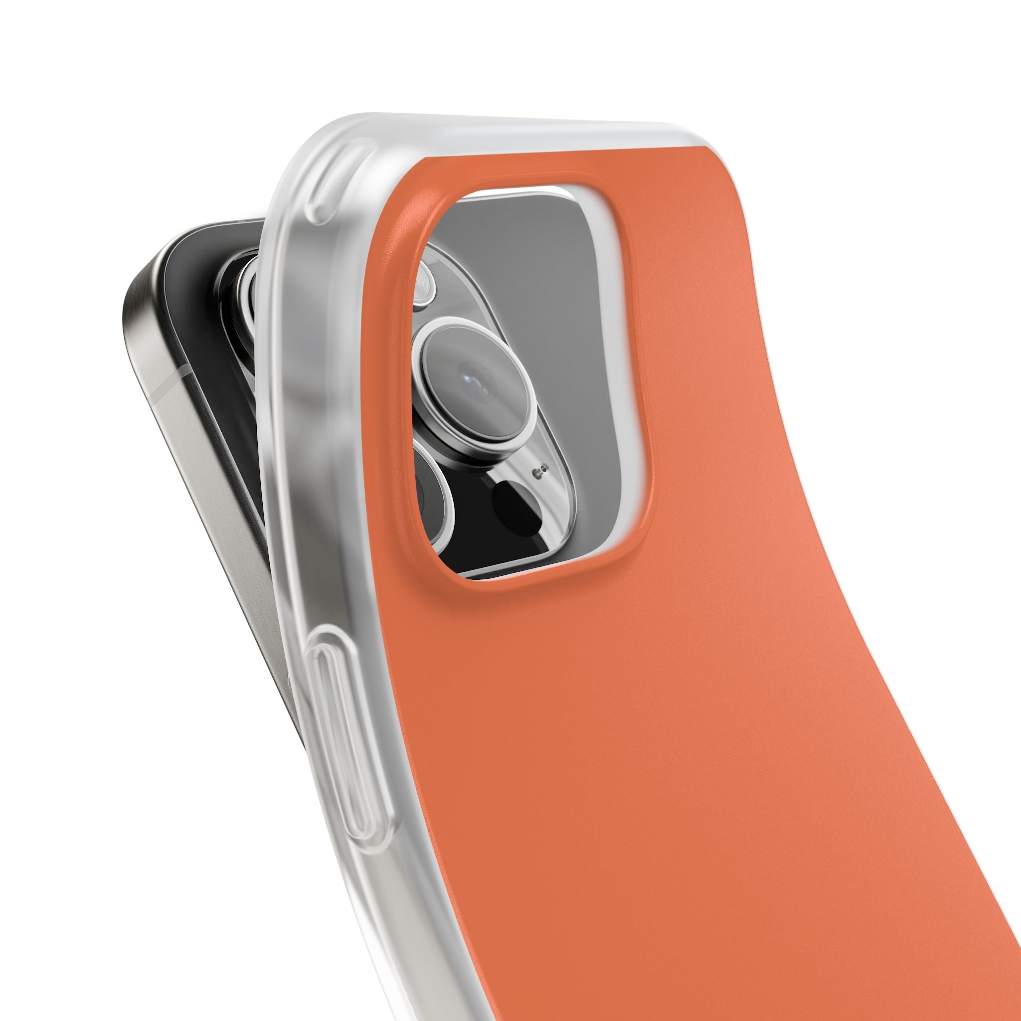 Coral Orange iPhone 16 - Flexi