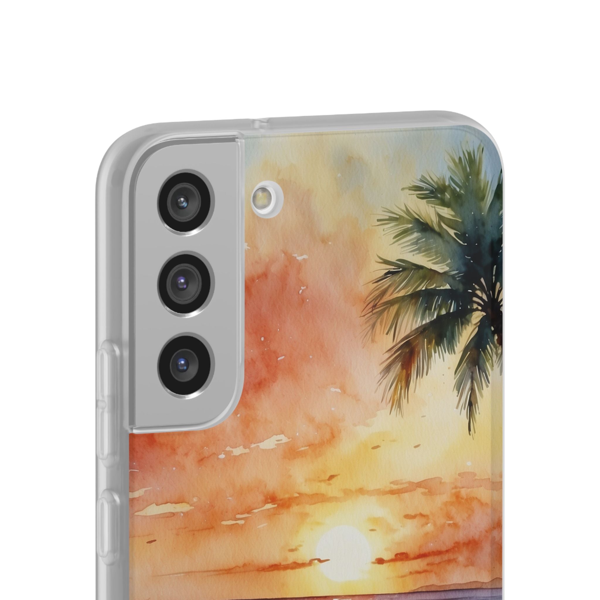 Sunset Palm Samsung S22 Plus Case - Soft